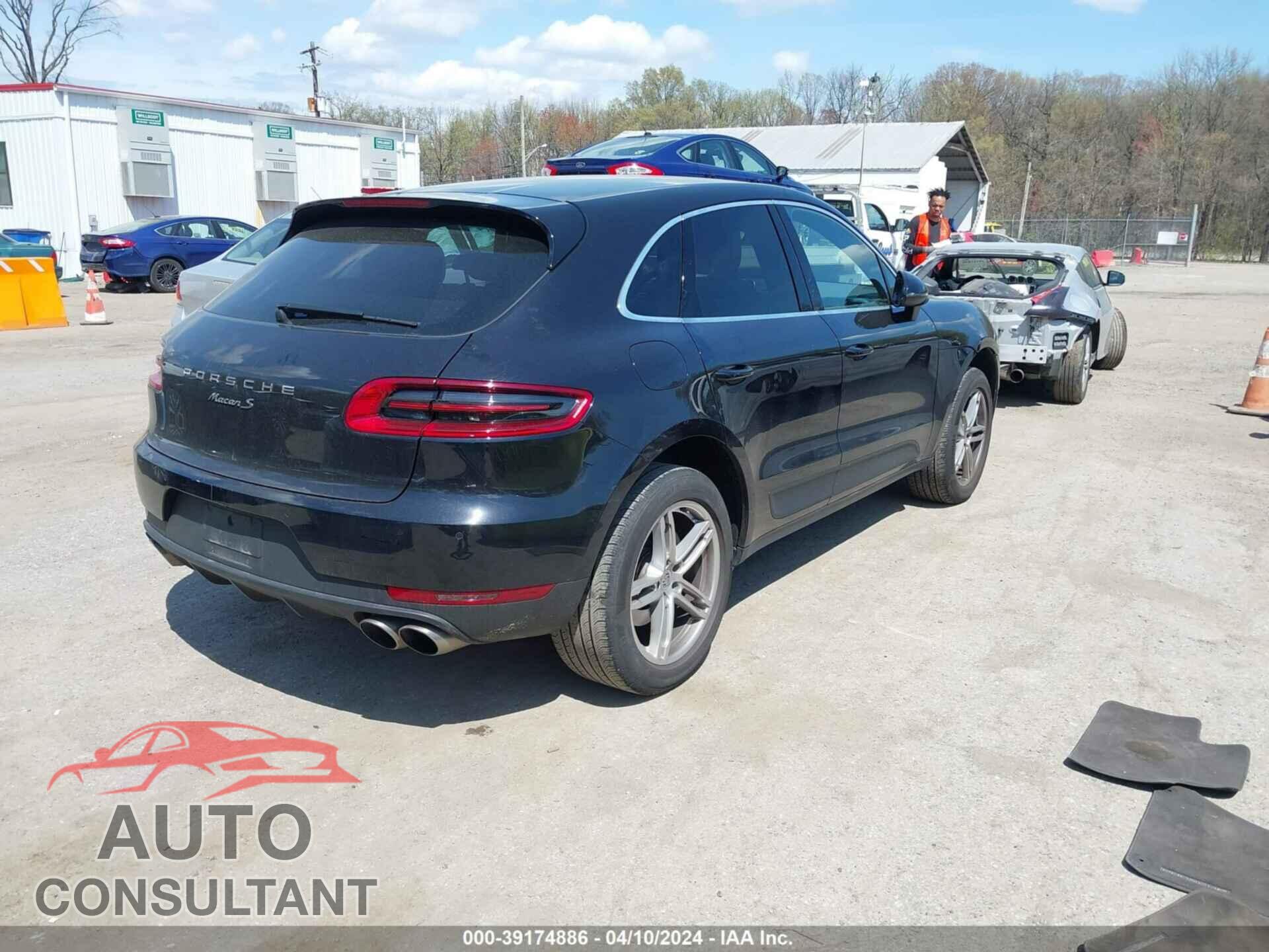 PORSCHE MACAN 2016 - WP1AB2A59GLB49793