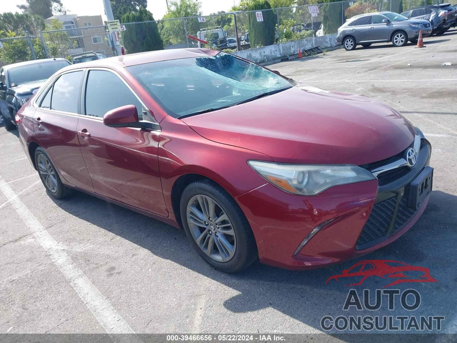 TOYOTA CAMRY 2016 - 4T1BF1FK5GU563601