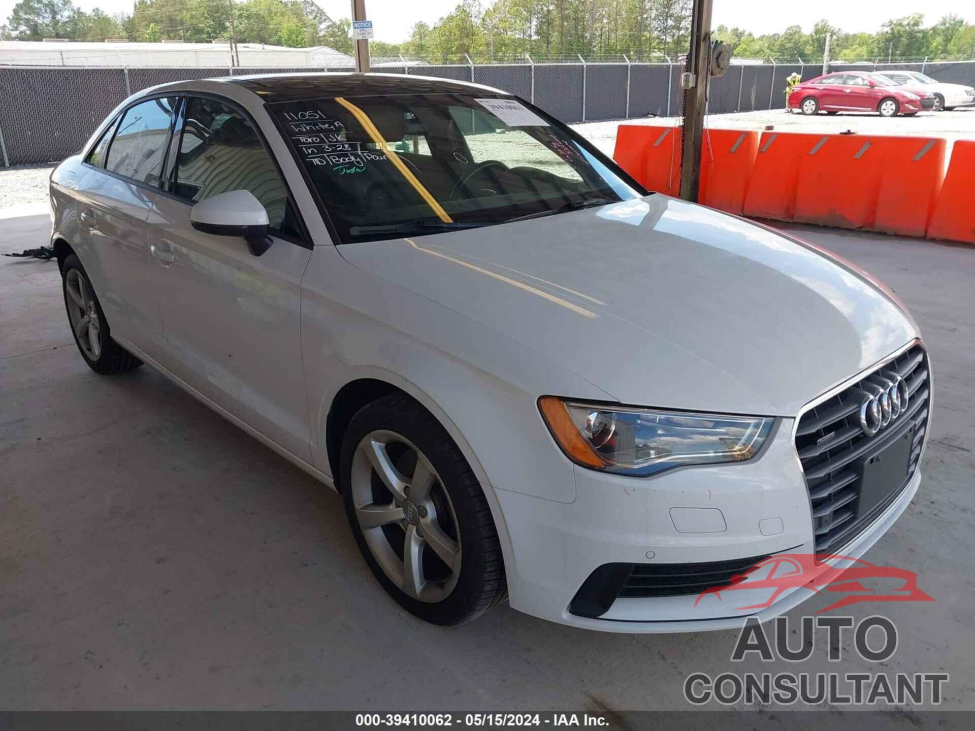 AUDI A3 2016 - WAUB8GFF6G1030627