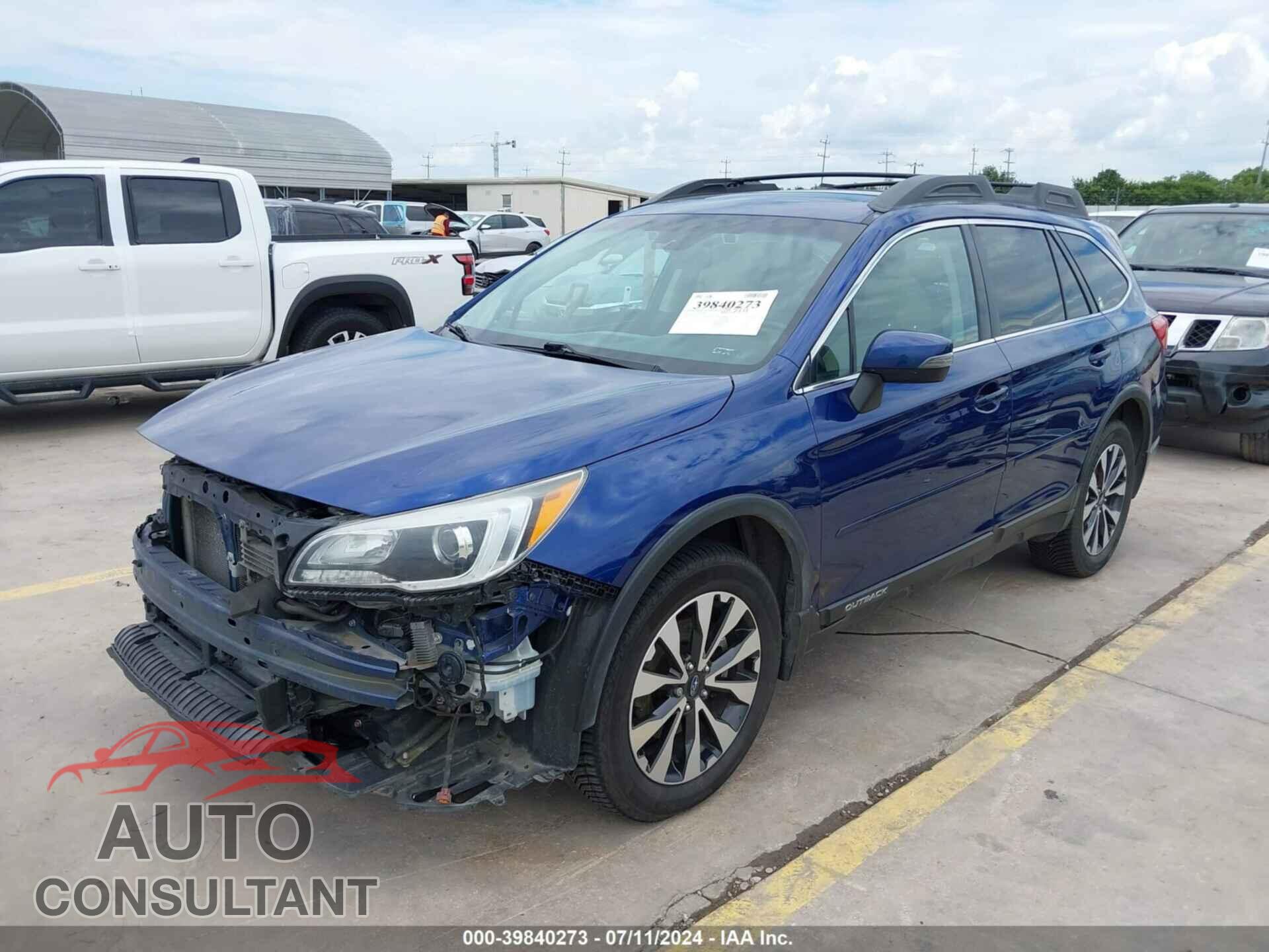 SUBARU OUTBACK 2016 - 4S4BSENCXG3244617