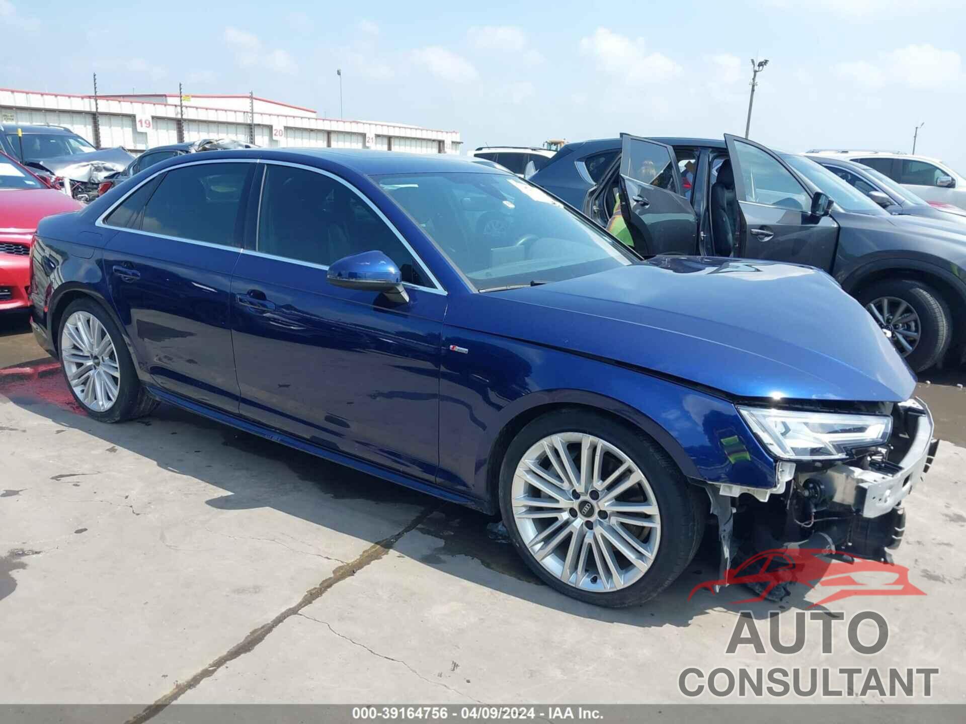 AUDI A4 2019 - WAUENAF43KN019524