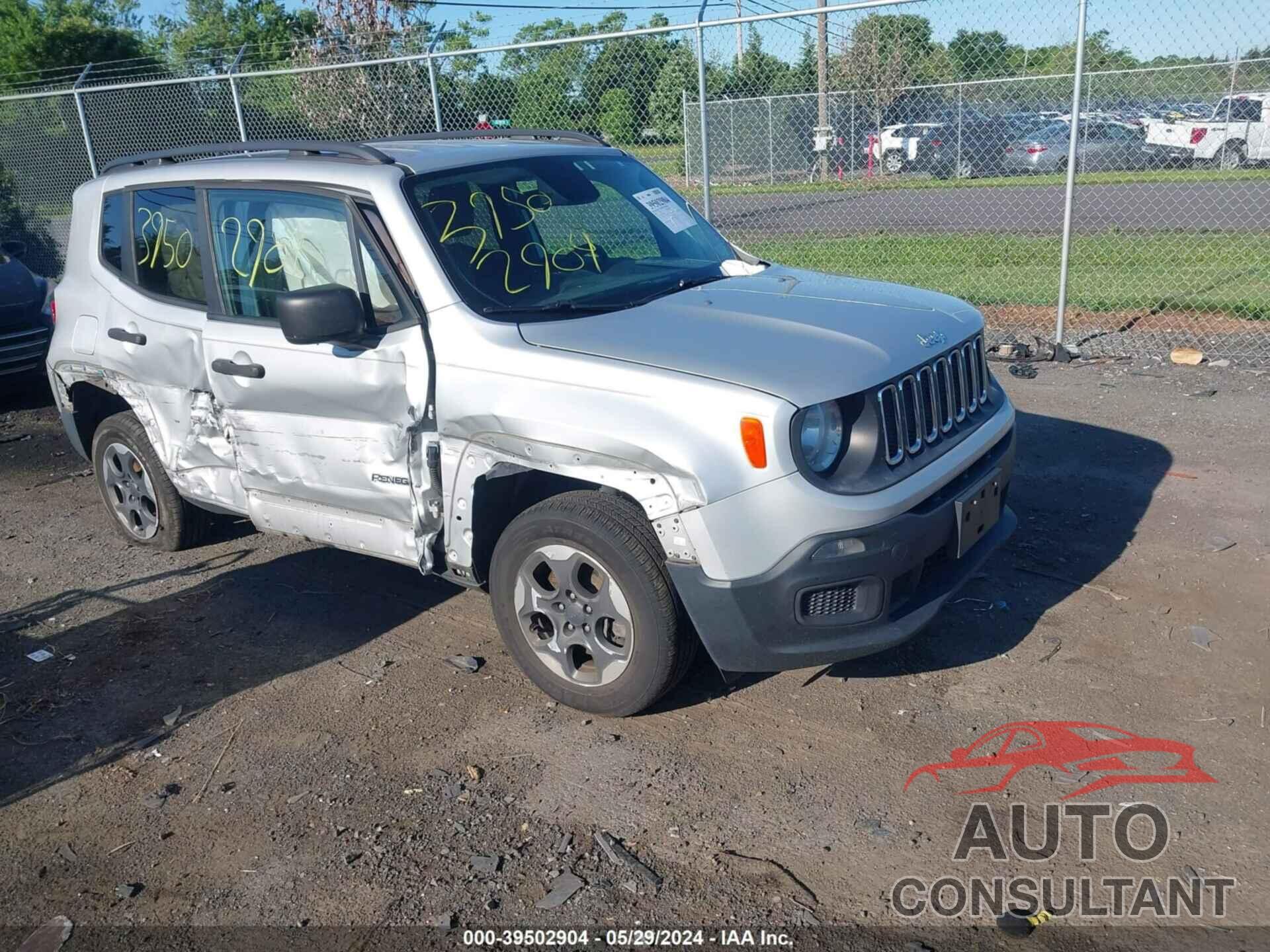 JEEP RENEGADE 2018 - ZACCJBAB1JPH06492