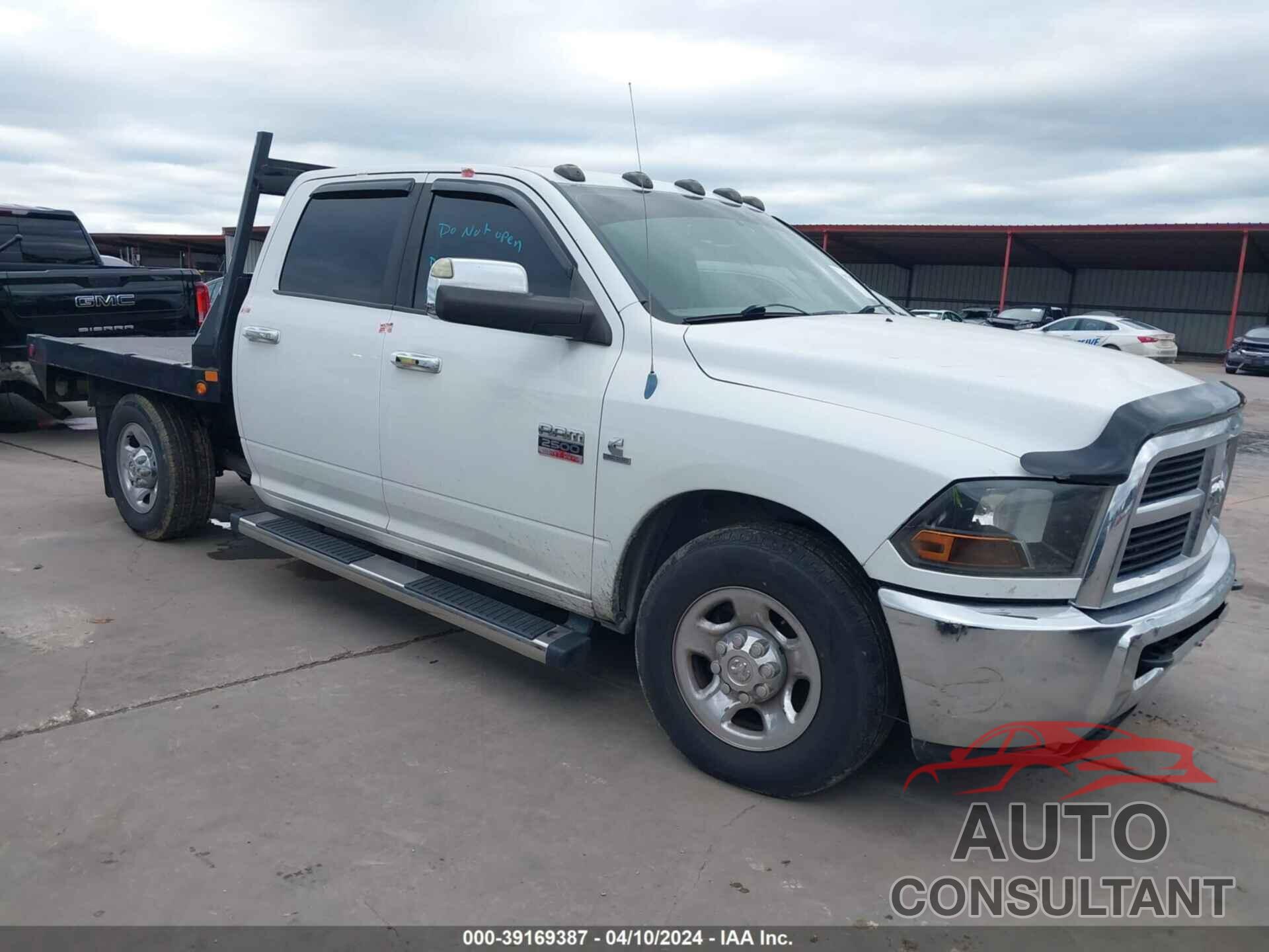 RAM RAM 2500 2011 - 3D7TP2CL4BG553815