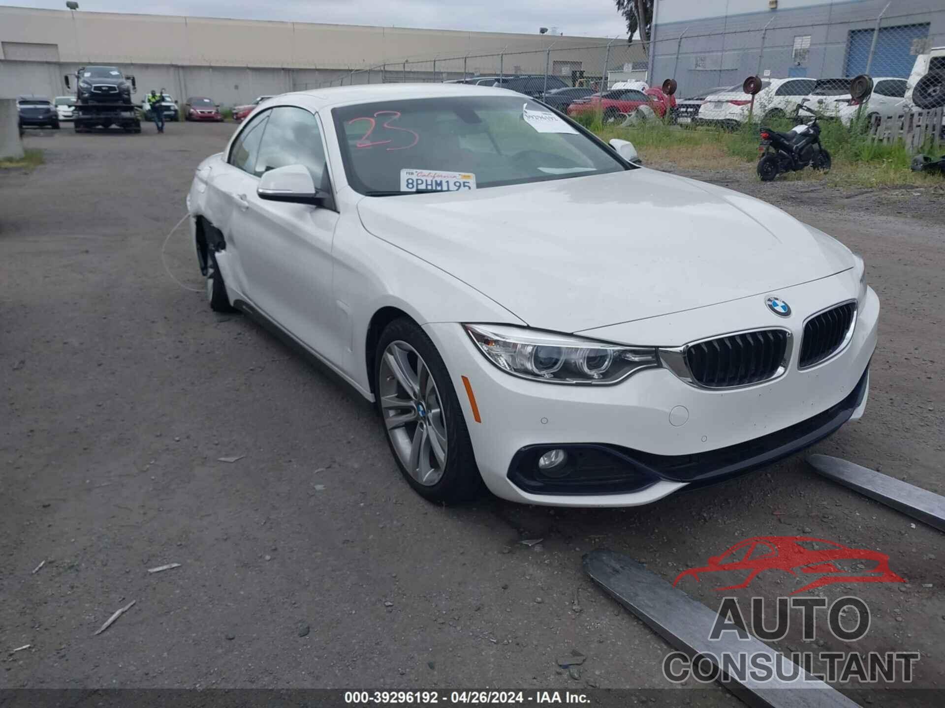 BMW 430I 2017 - WBA4U7C39H5H19931