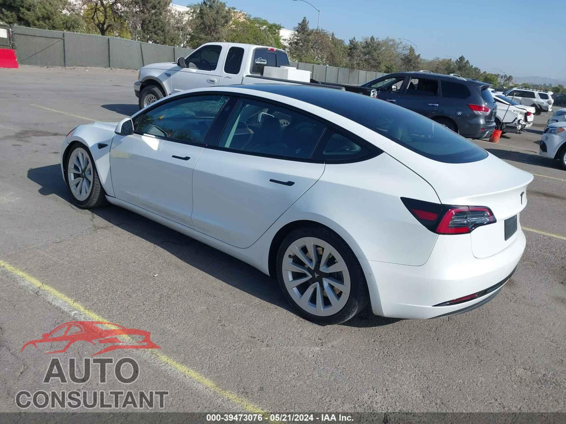 TESLA MODEL 3 2021 - 5YJ3E1EA3MF872038