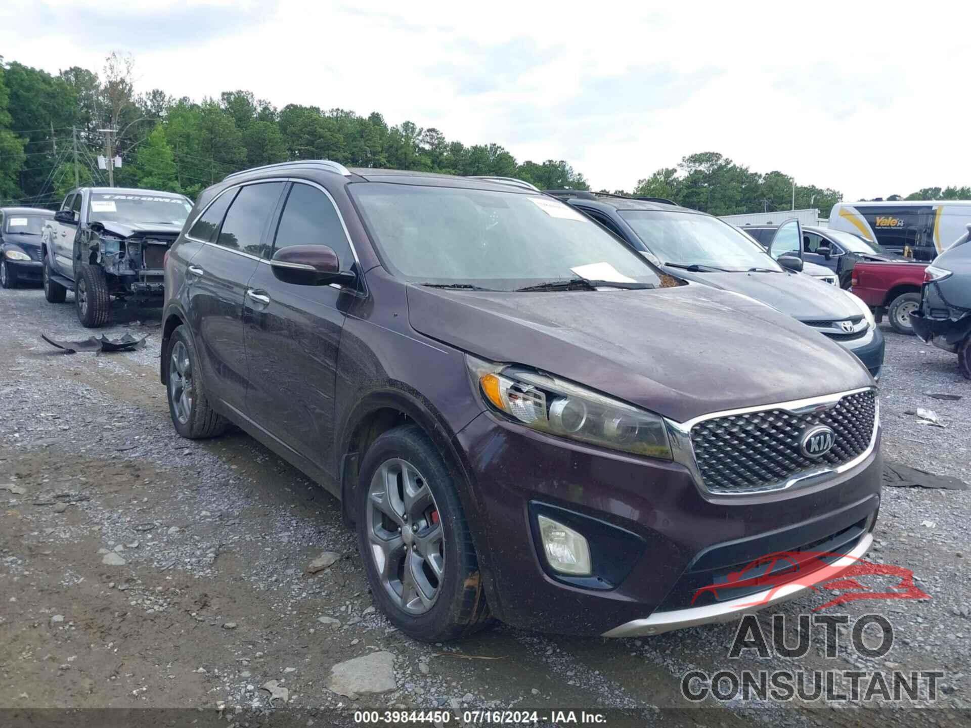 KIA SORENTO 2016 - 5XYPK4A54GG054092