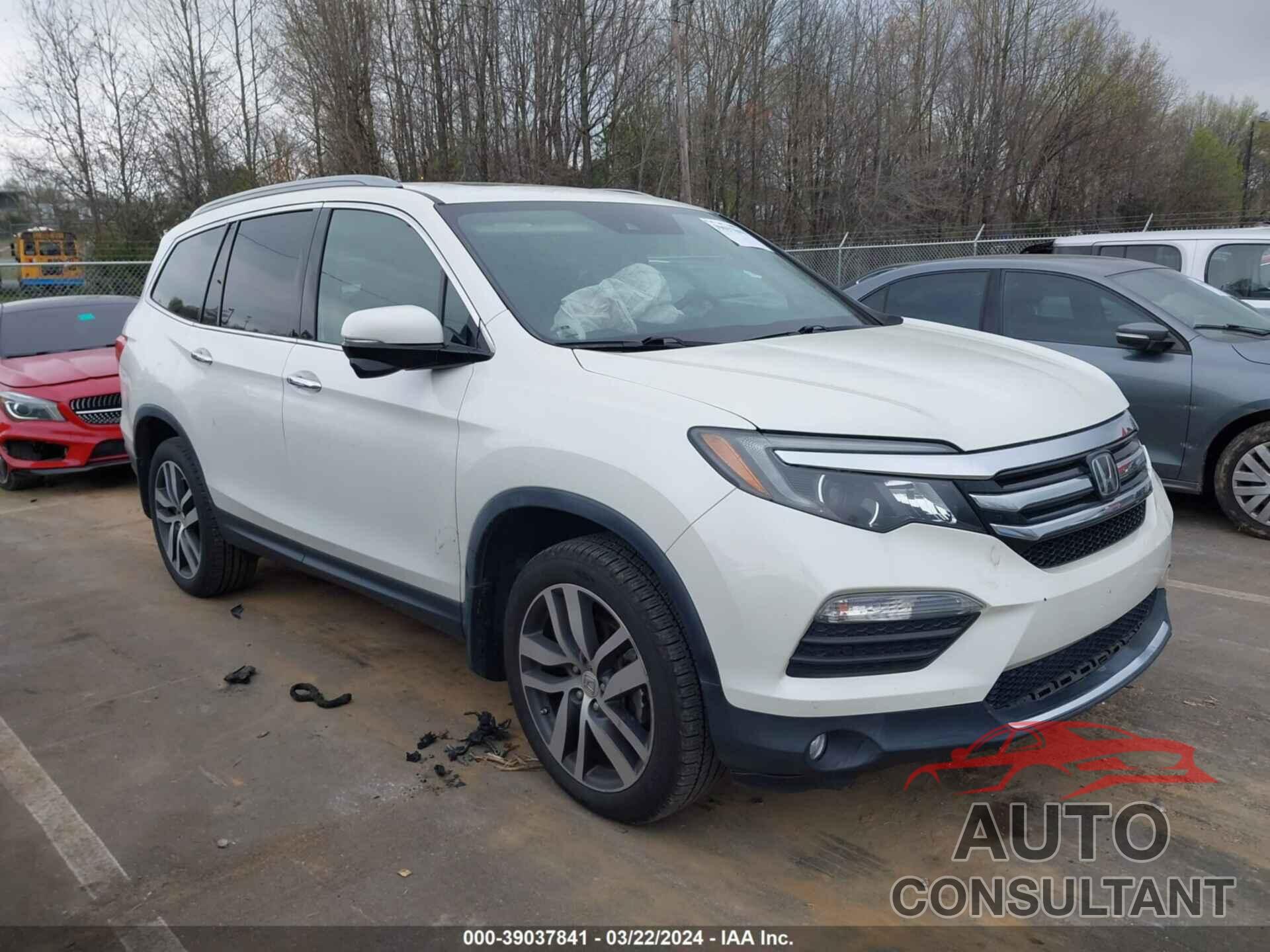 HONDA PILOT 2017 - 5FNYF6H97HB043786