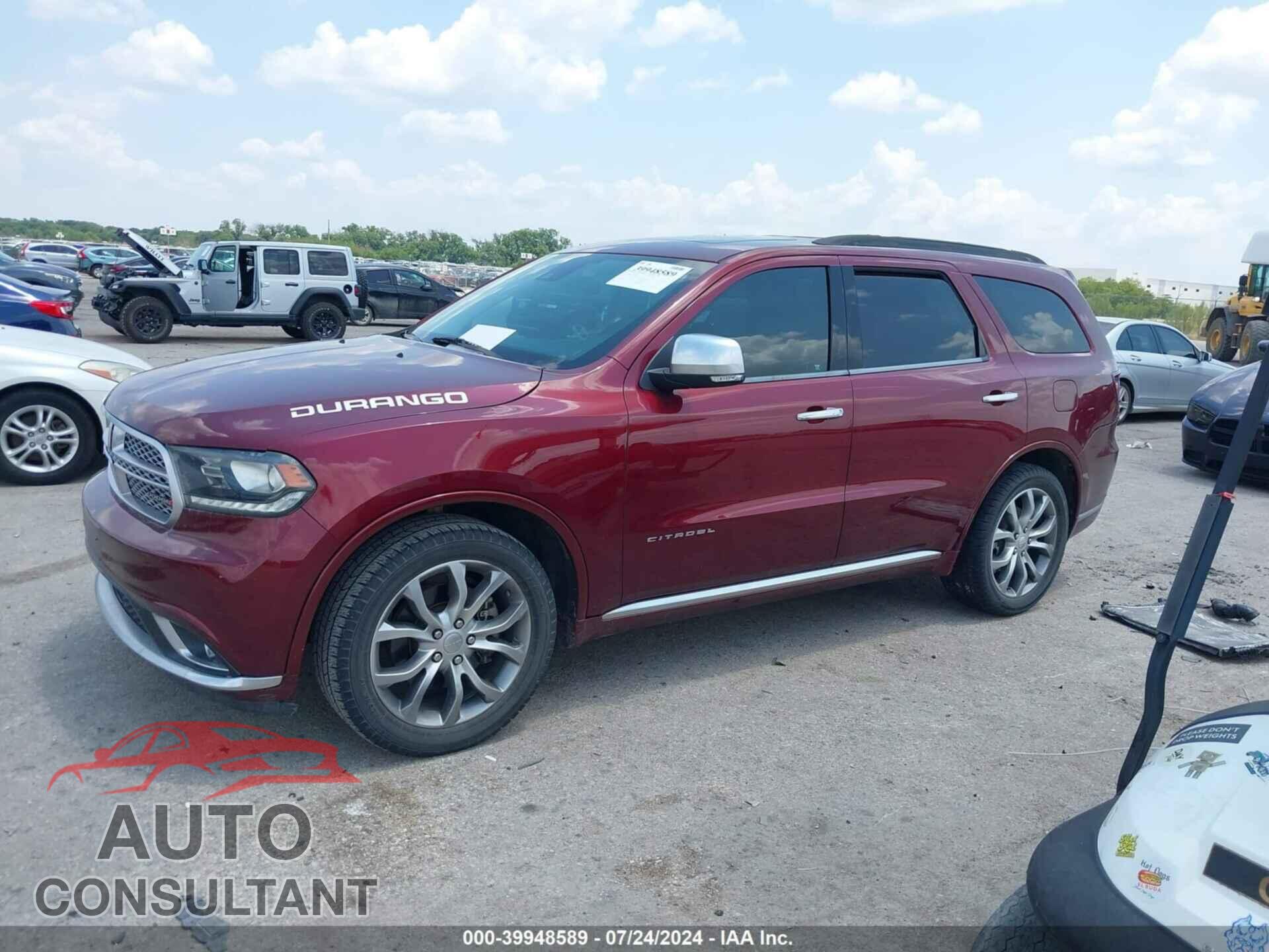 DODGE DURANGO 2017 - 1C4RDHEGXHC677129