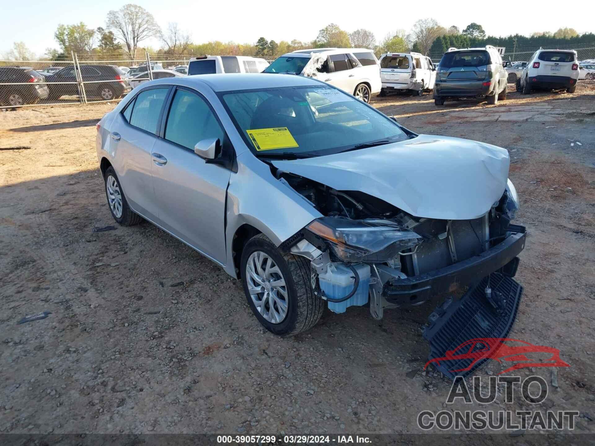 TOYOTA COROLLA 2019 - 5YFBURHEXKP938954