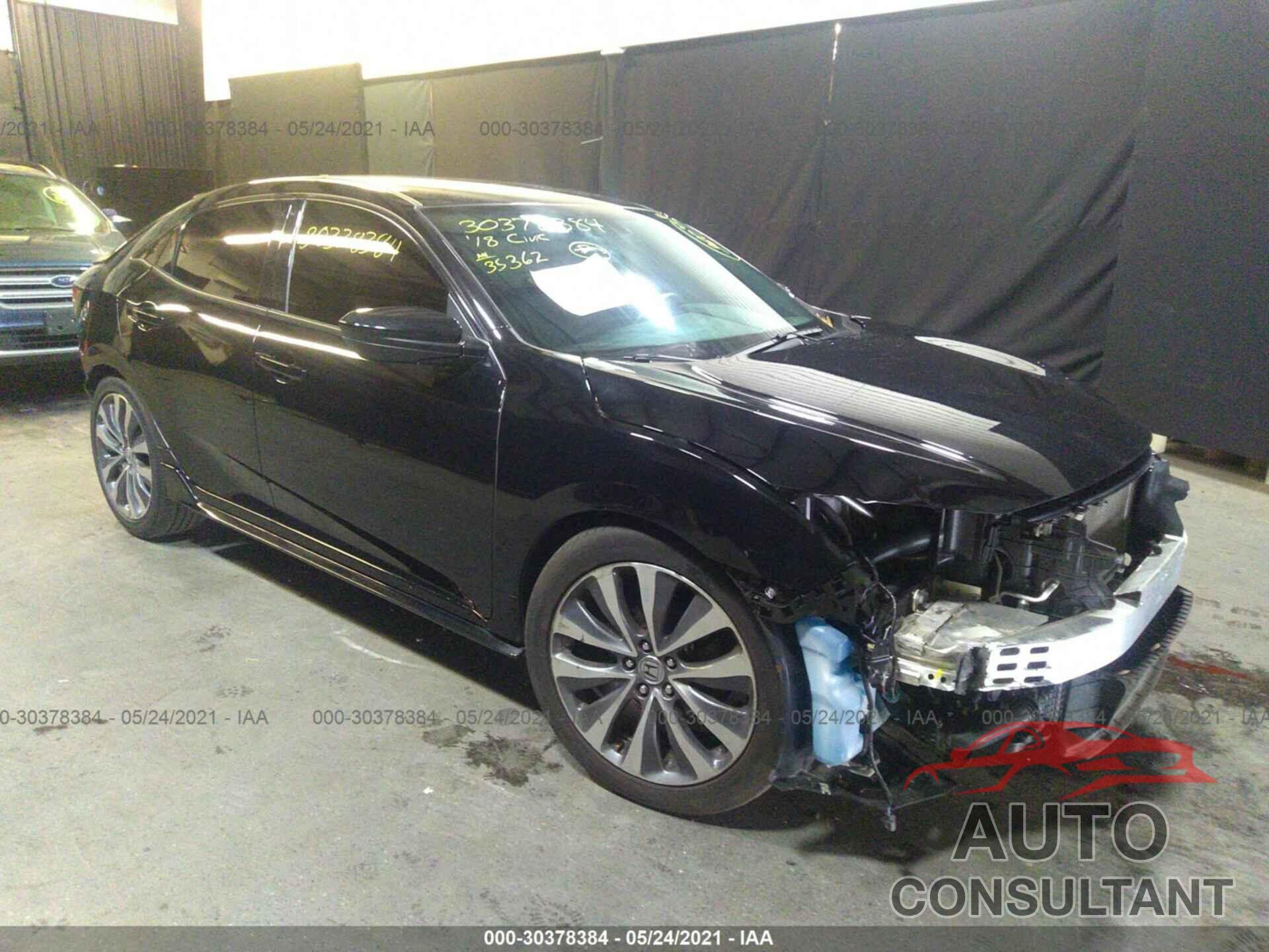HONDA CIVIC HATCHBACK 2018 - SHHFK7H40JU411484