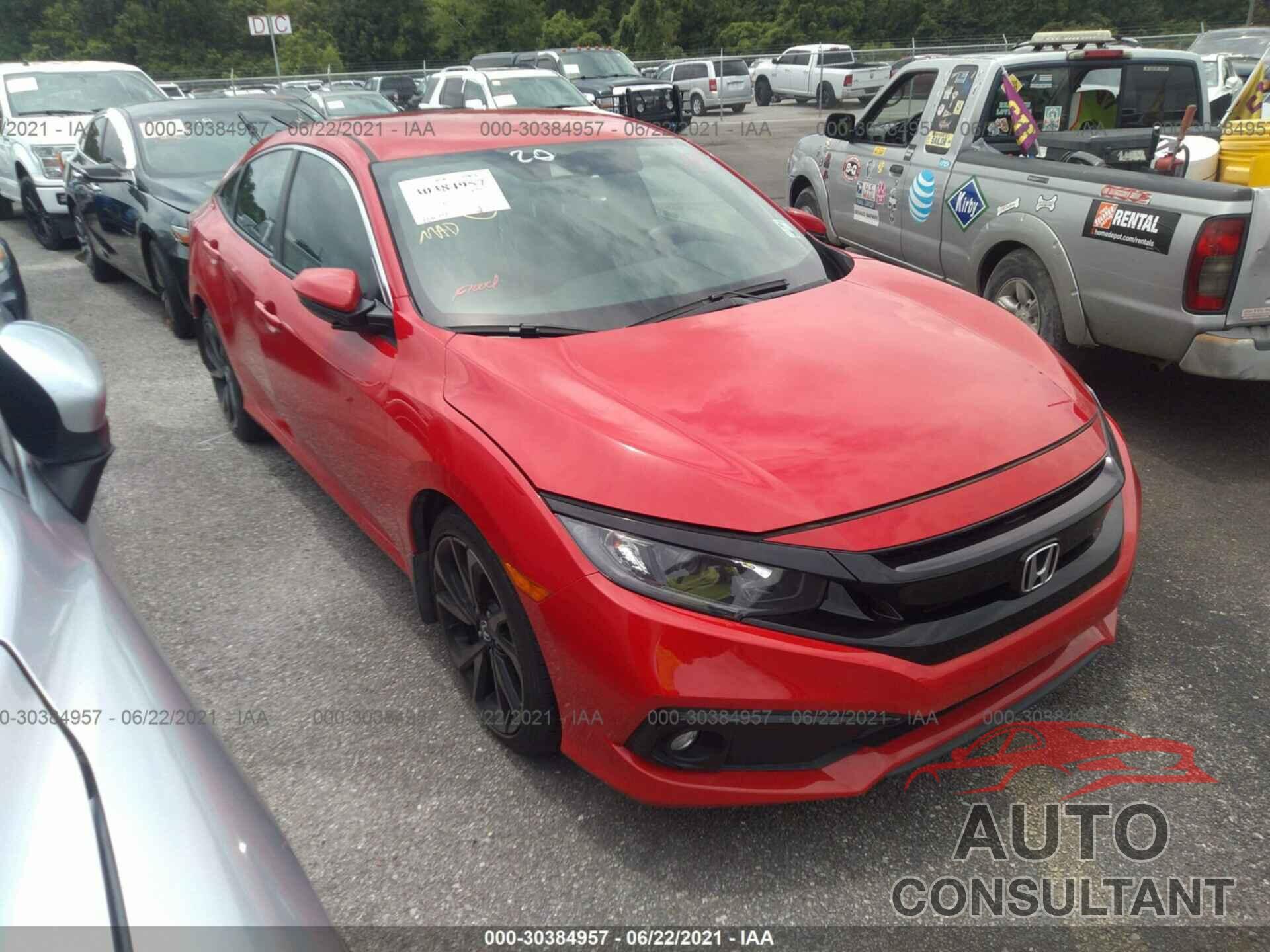 HONDA CIVIC SEDAN 2019 - 2HGFC2F85KH527199