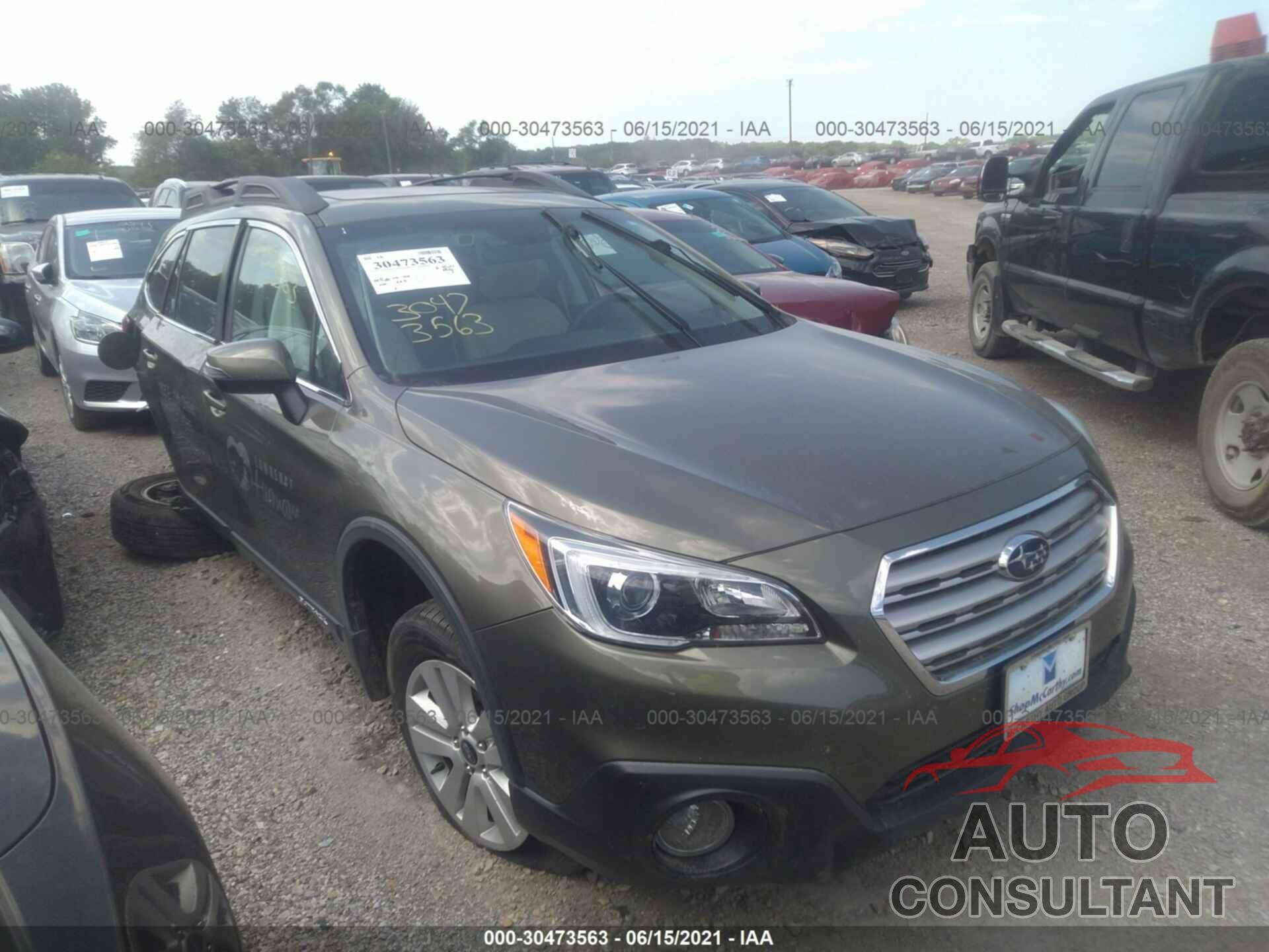 SUBARU OUTBACK 2016 - 4S4BSAFC3G3336854