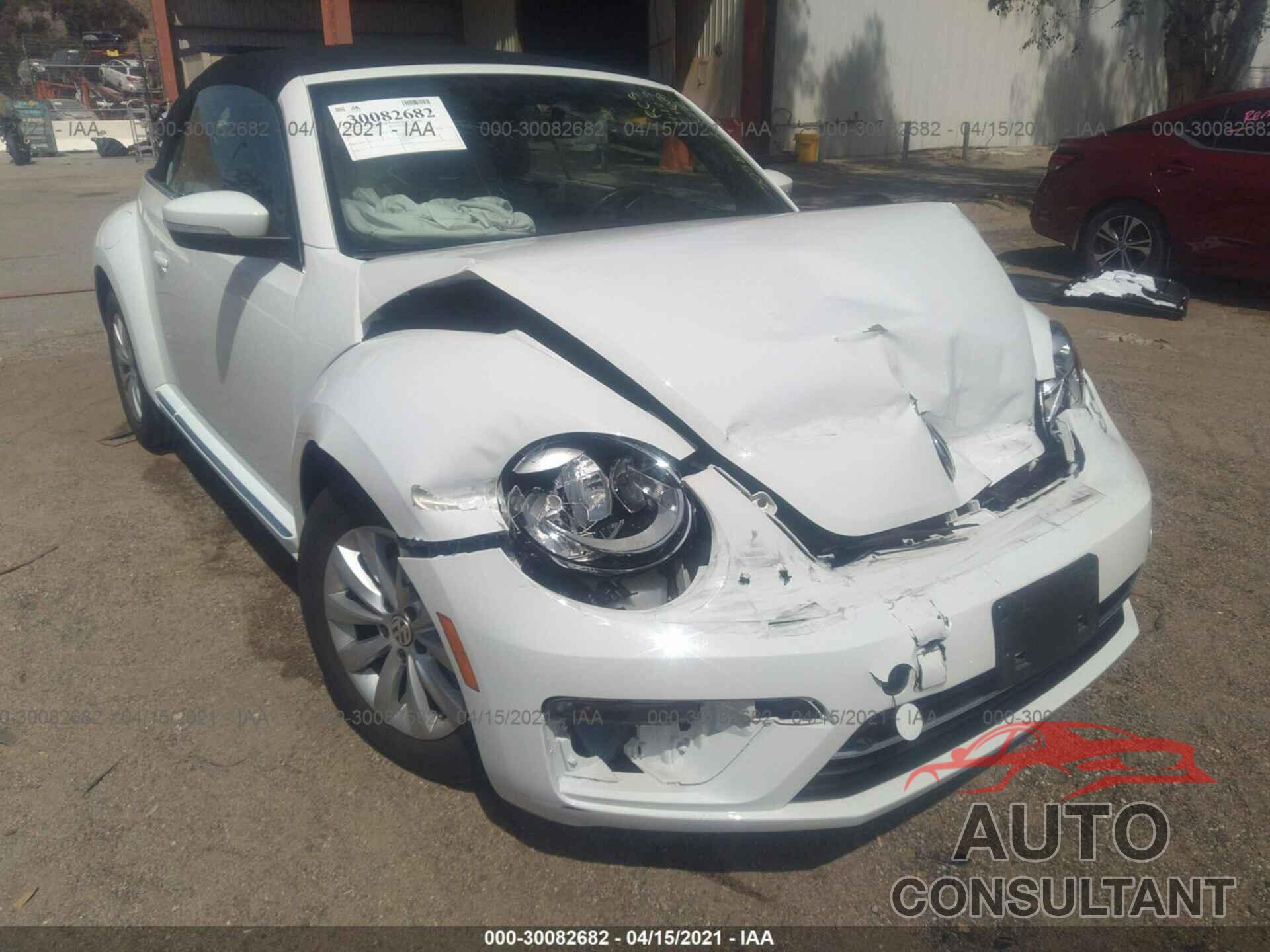 VOLKSWAGEN BEETLE CONVERTIBLE 2019 - 3VW5DAAT1KM505857
