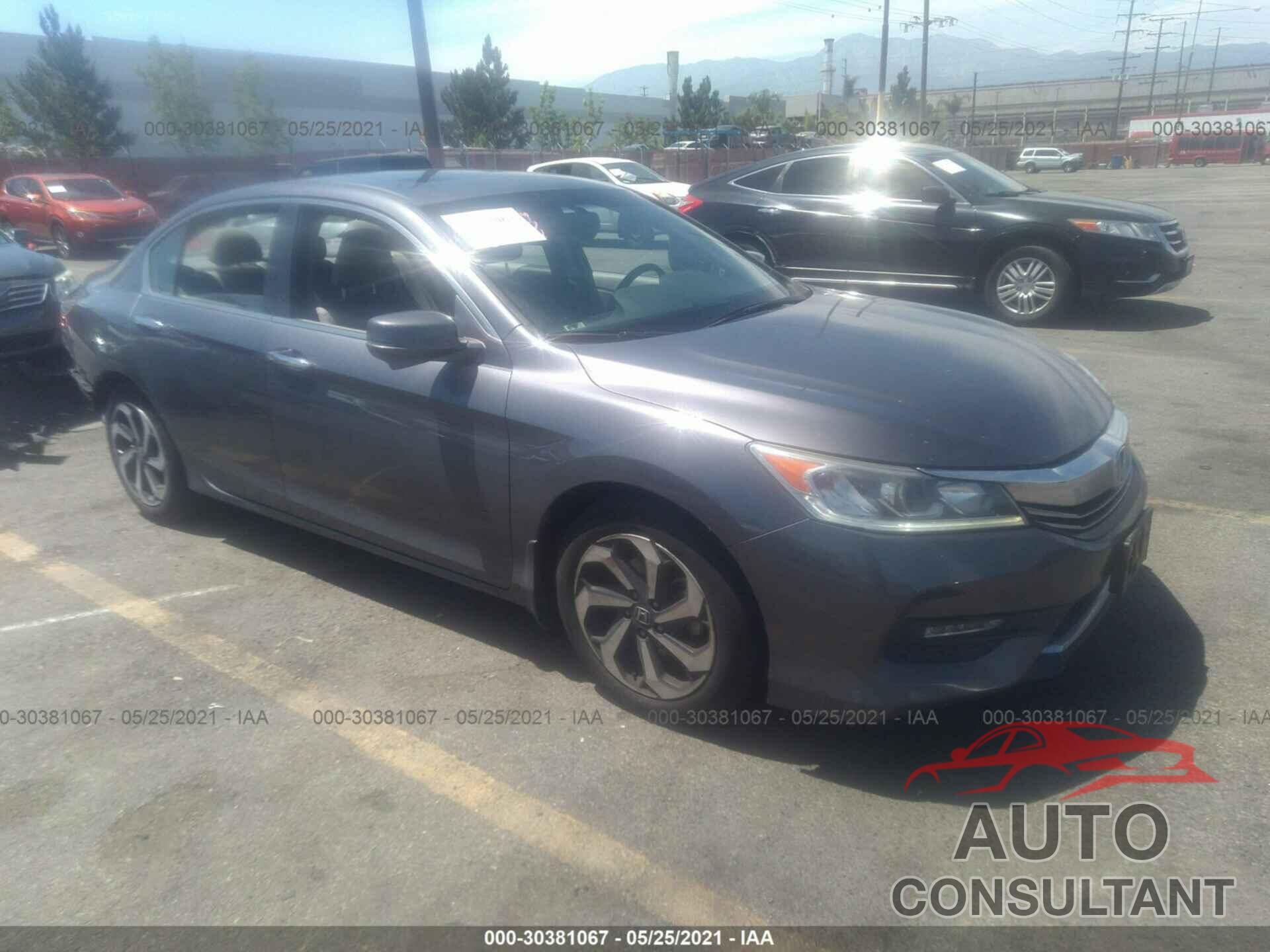HONDA ACCORD SEDAN 2016 - 1HGCR2F84GA054841