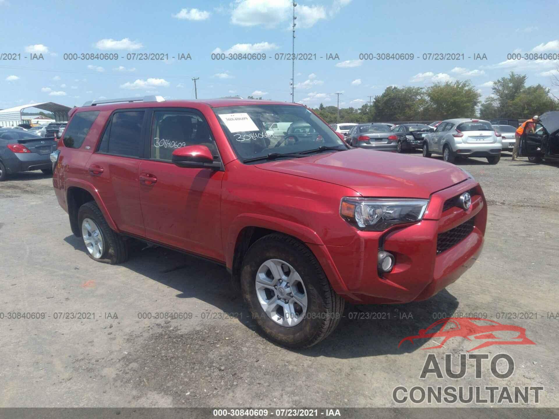 TOYOTA 4RUNNER 2016 - JTEBU5JR8G5366921