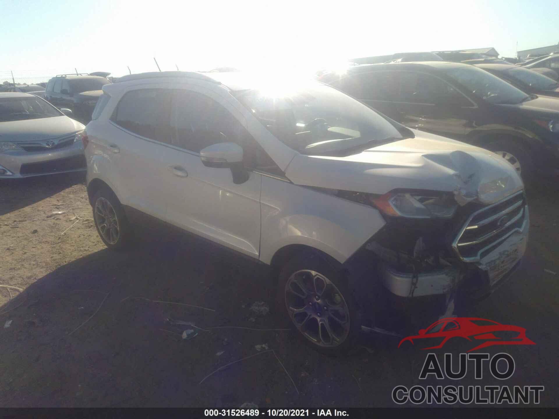 FORD ECOSPORT 2018 - MAJ3P1VE1JC190948