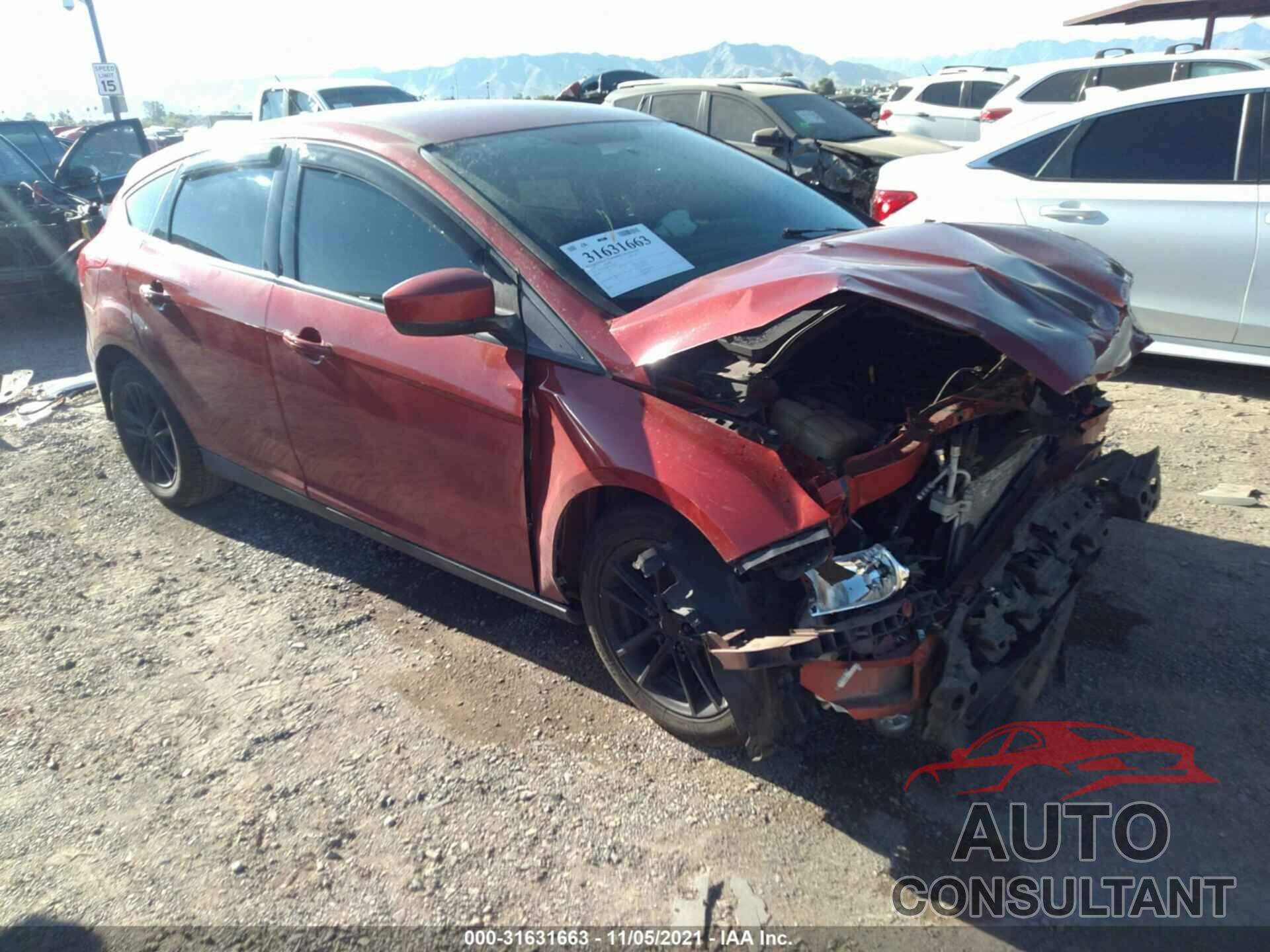 FORD FOCUS 2018 - 1FADP3K22JL322786