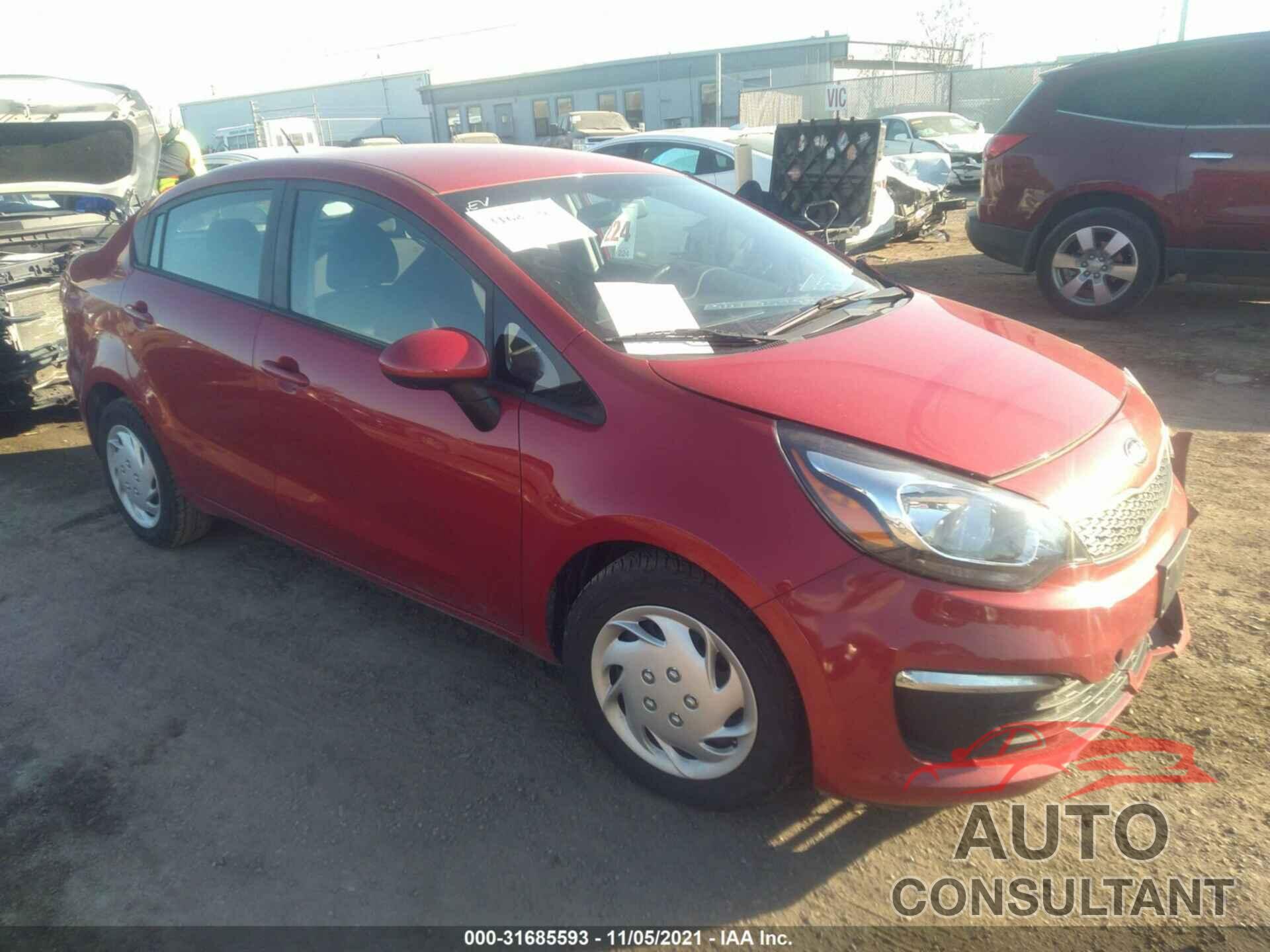 KIA RIO 2017 - KNADM4A33H6035319