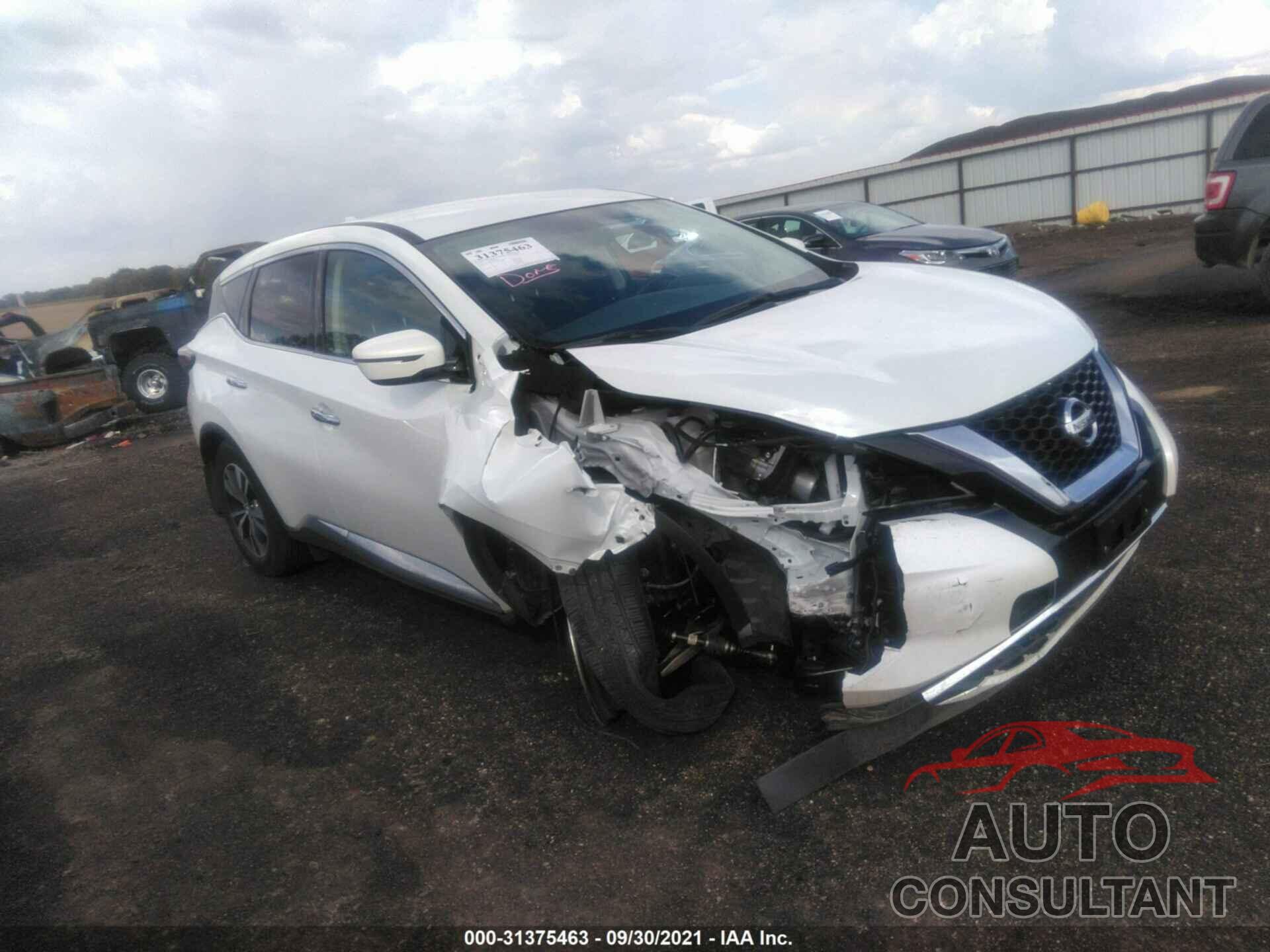 NISSAN MURANO 2019 - 5N1AZ2MS5KN144839