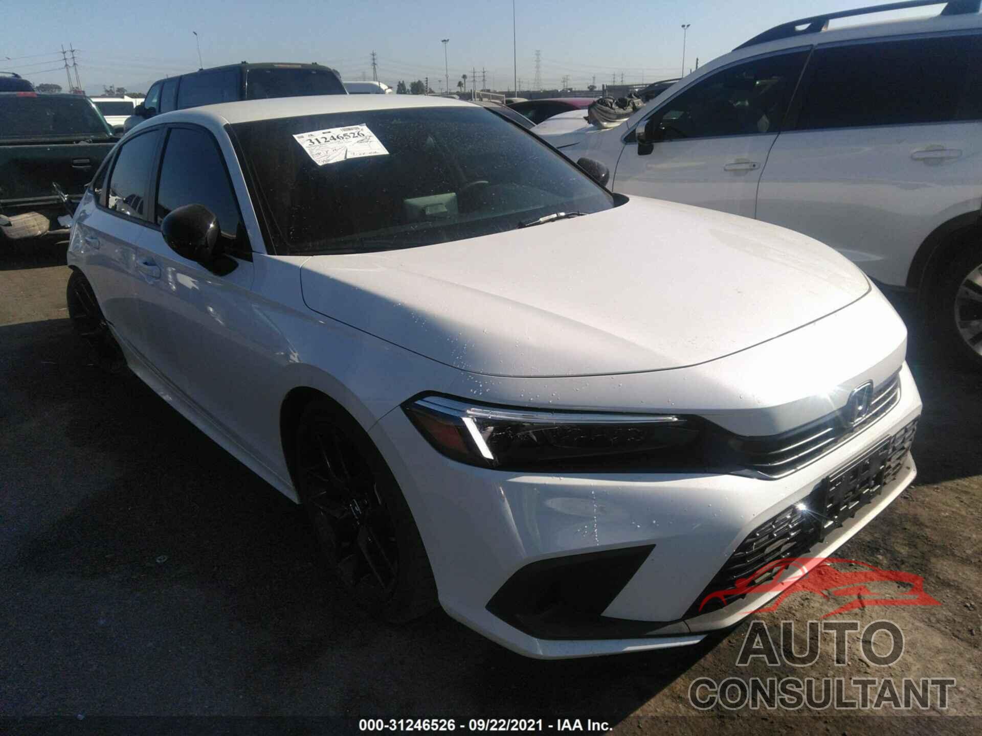 HONDA CIVIC SEDAN 2022 - 2HGFE2F5XNH502657