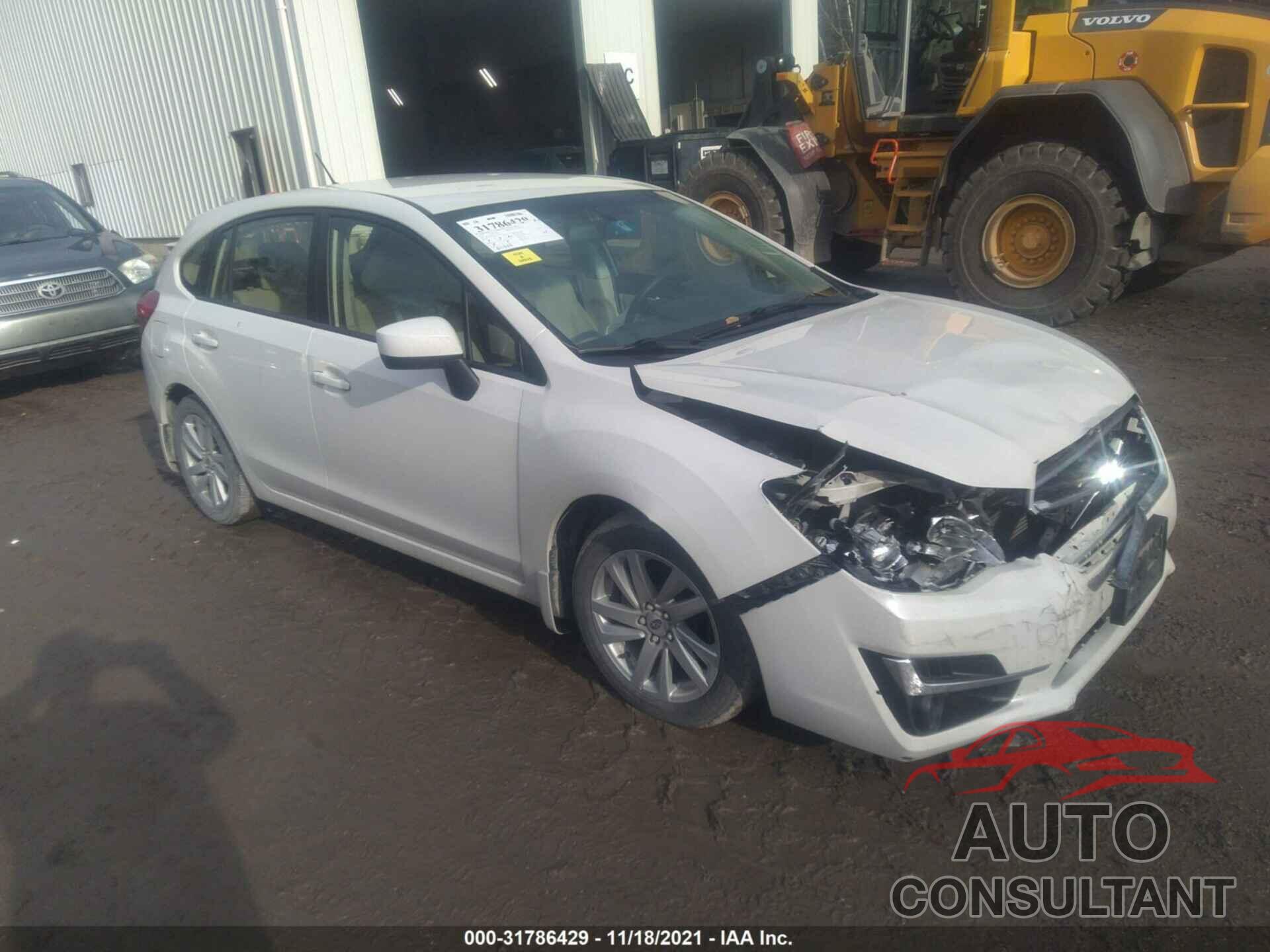 SUBARU IMPREZA WAGON 2016 - JF1GPAB68G8344033