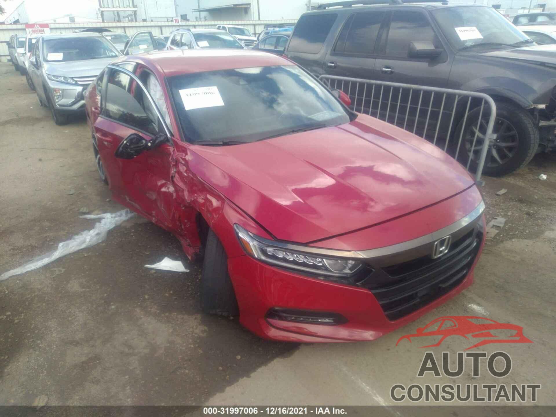 HONDA ACCORD SEDAN 2020 - 1HGCV1F3XLA061636