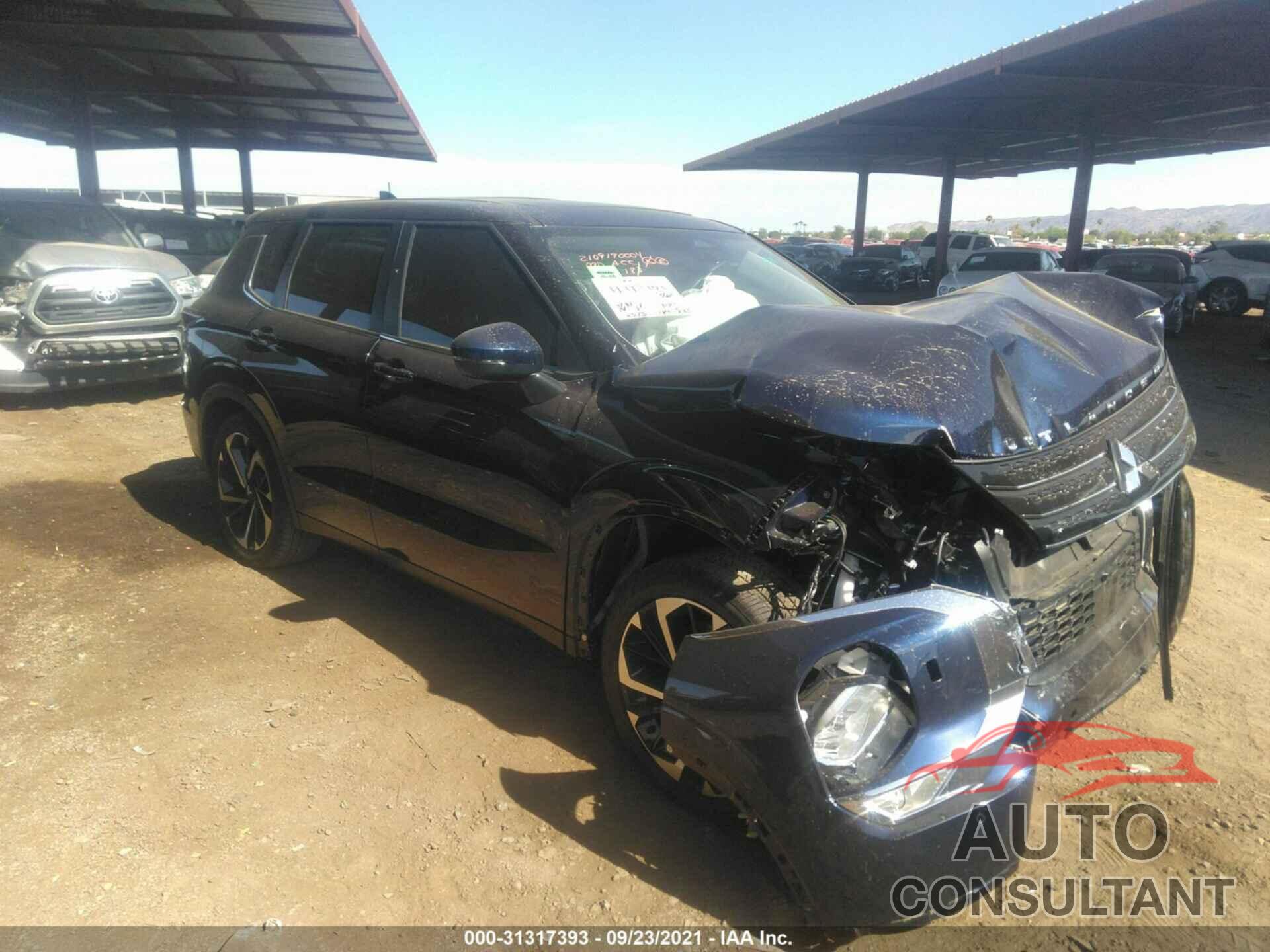 MITSUBISHI OUTLANDER 2022 - JA4J4UA8XNZ016482