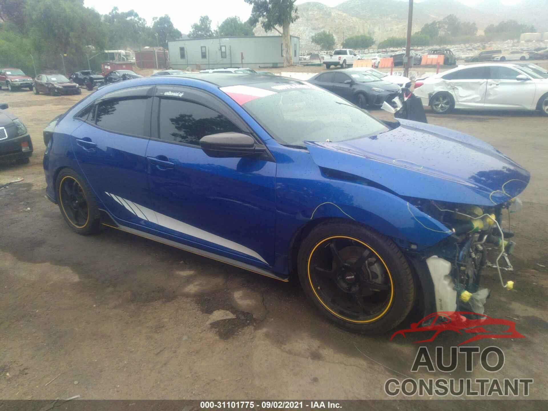 HONDA CIVIC HATCHBACK 2017 - SHHFK7H45HU202722