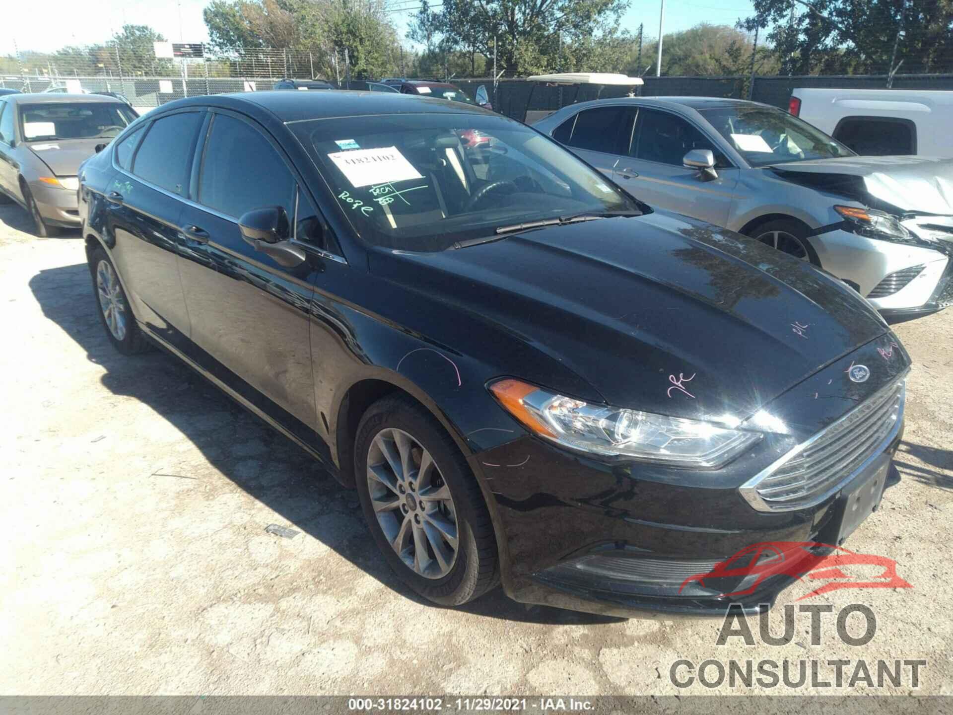 FORD FUSION 2017 - 3FA6P0HDXHR312051