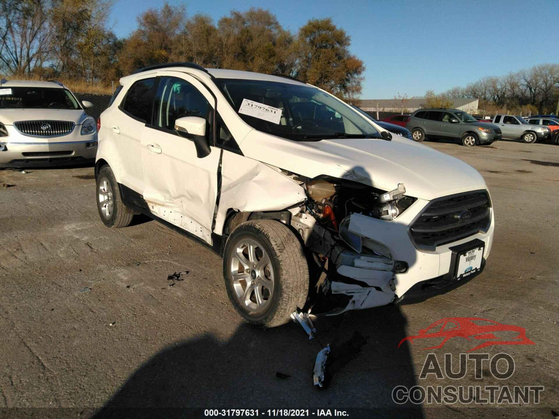 FORD ECOSPORT 2018 - MAJ3P1TE2JC183400