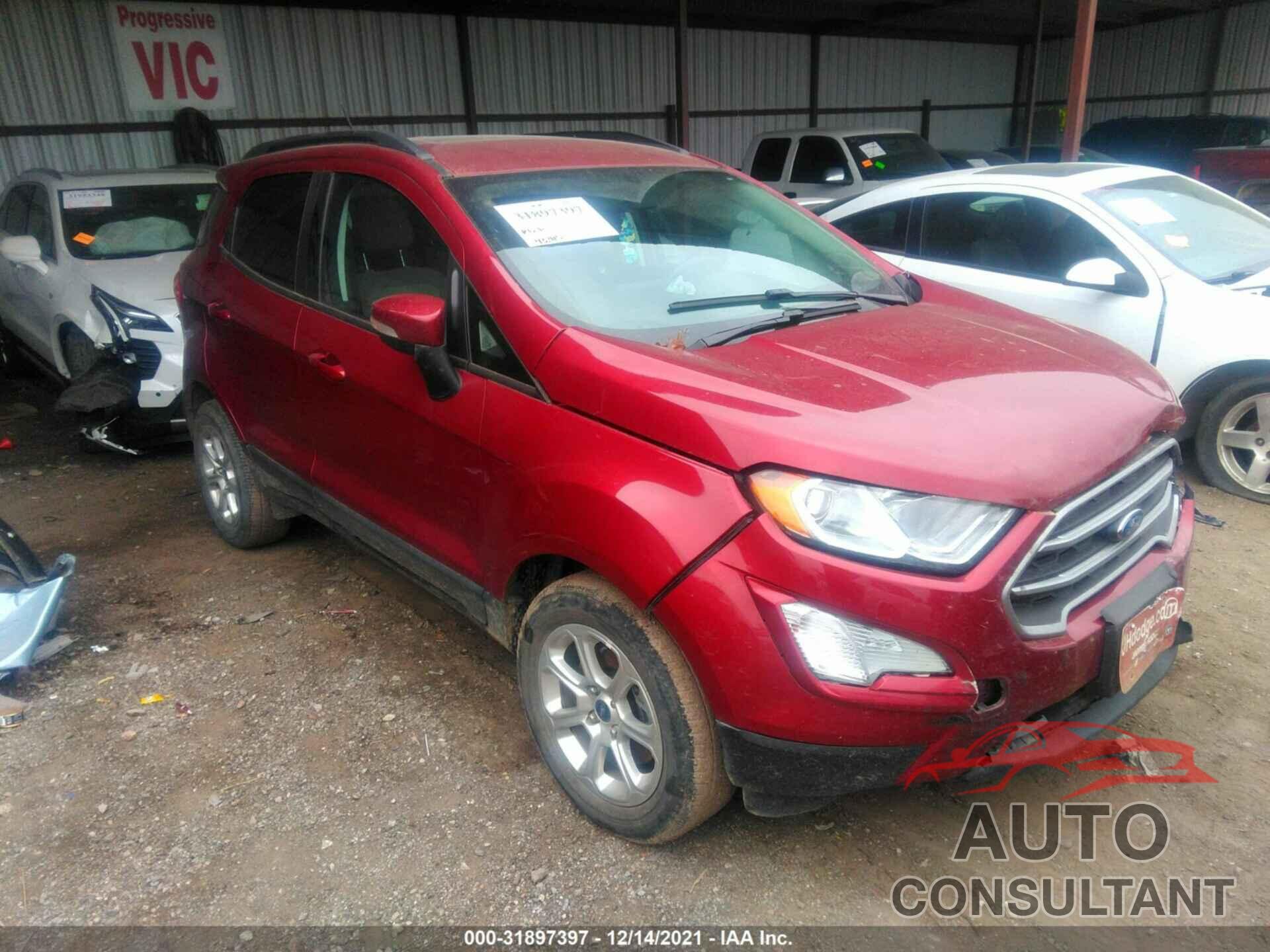 FORD ECOSPORT 2018 - MAJ3P1TE0JC228639