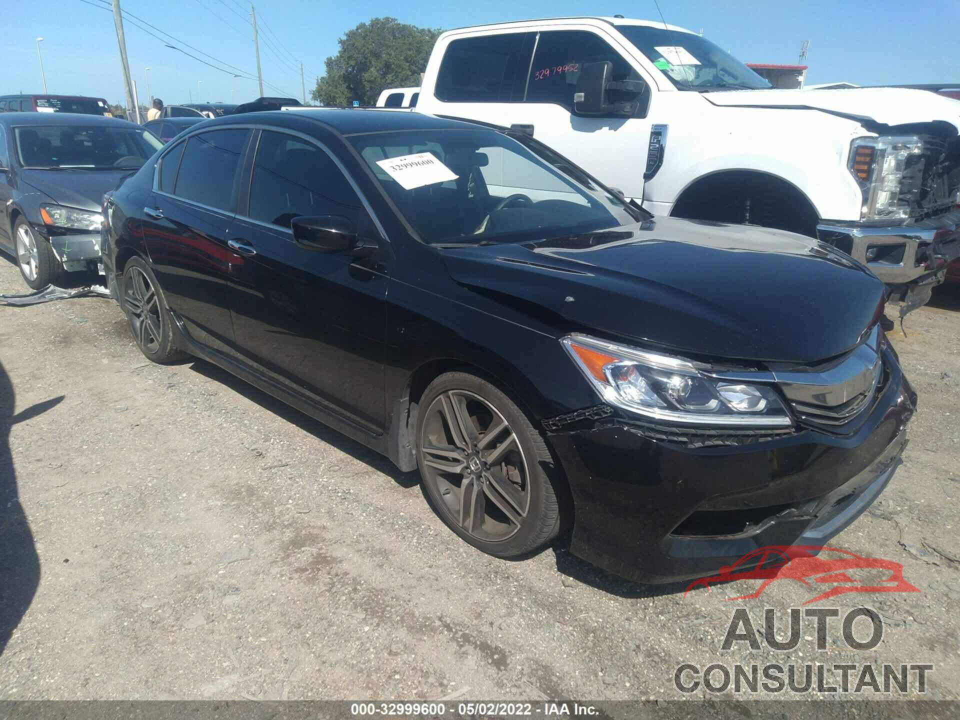 HONDA ACCORD SEDAN 2016 - 1HGCR2F51GA091299