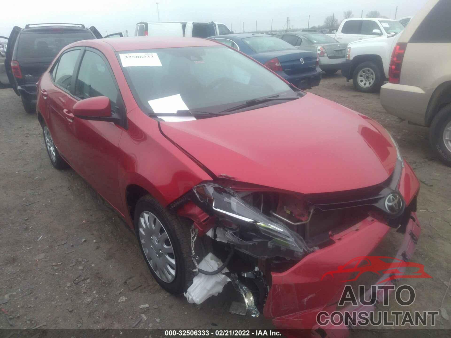 TOYOTA COROLLA 2019 - 5YFBURHE0KP869031
