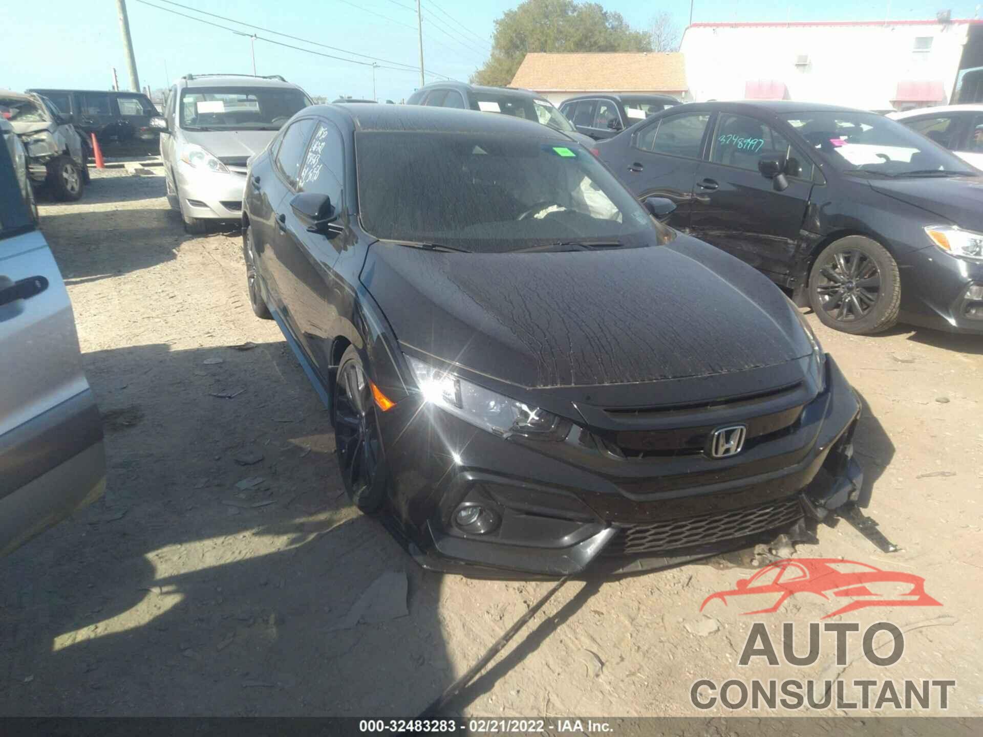 HONDA CIVIC HATCHBACK 2021 - SHHFK7H45MU203458