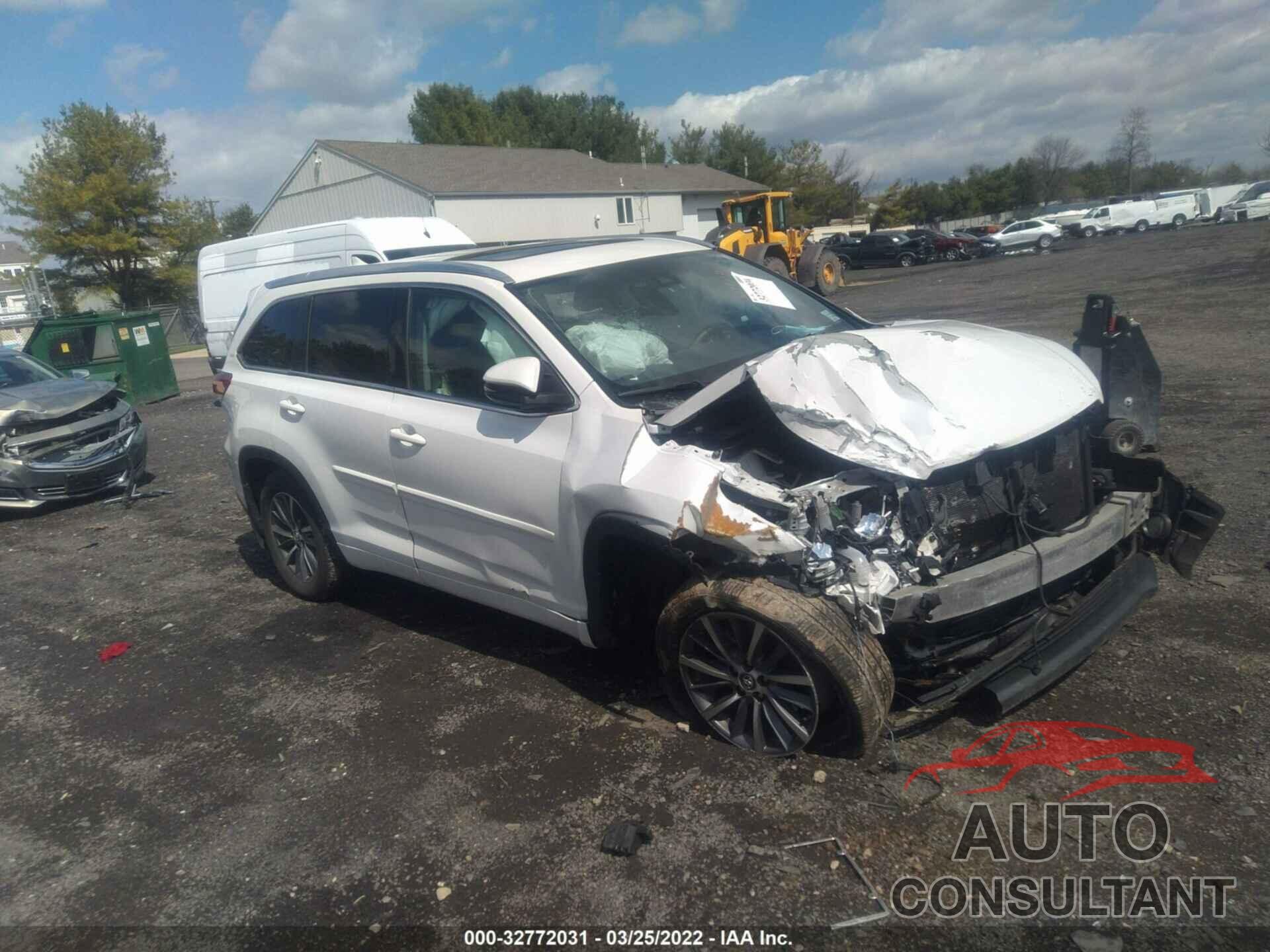TOYOTA HIGHLANDER 2017 - 5TDJZRFH8HS397543