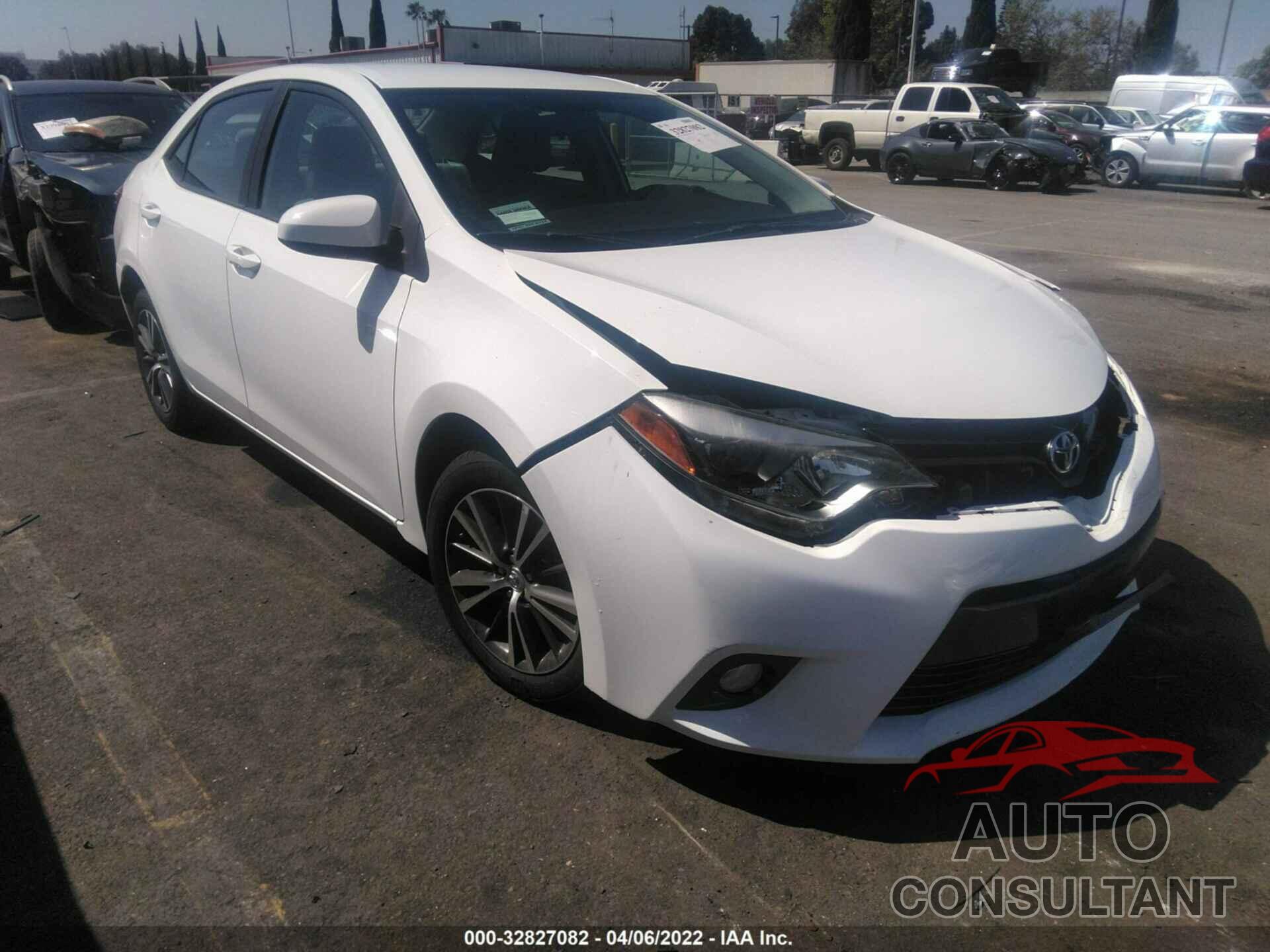 TOYOTA COROLLA 2016 - 5YFBURHE5GP567483
