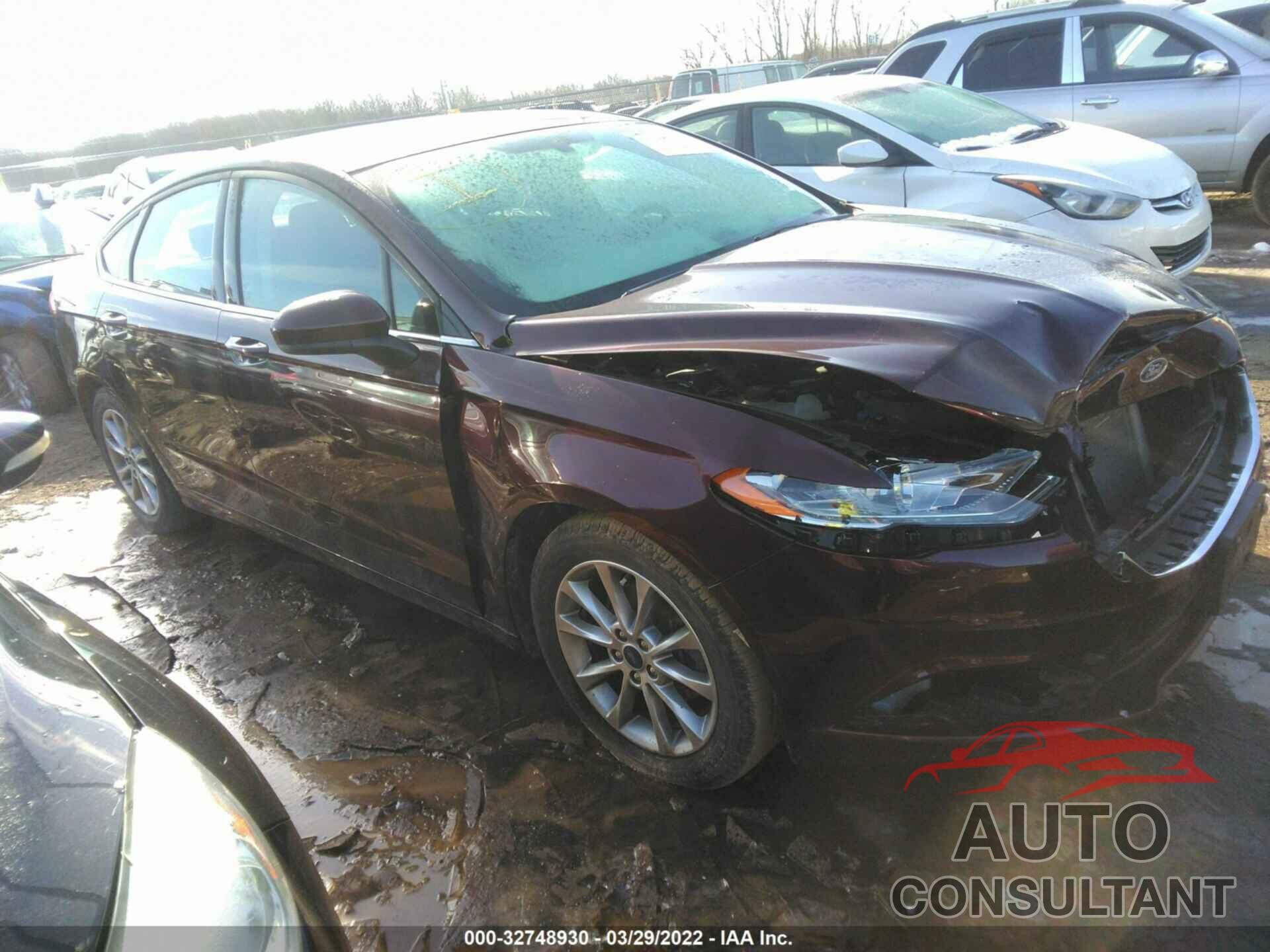FORD FUSION 2017 - 3FA6P0H75HR135581