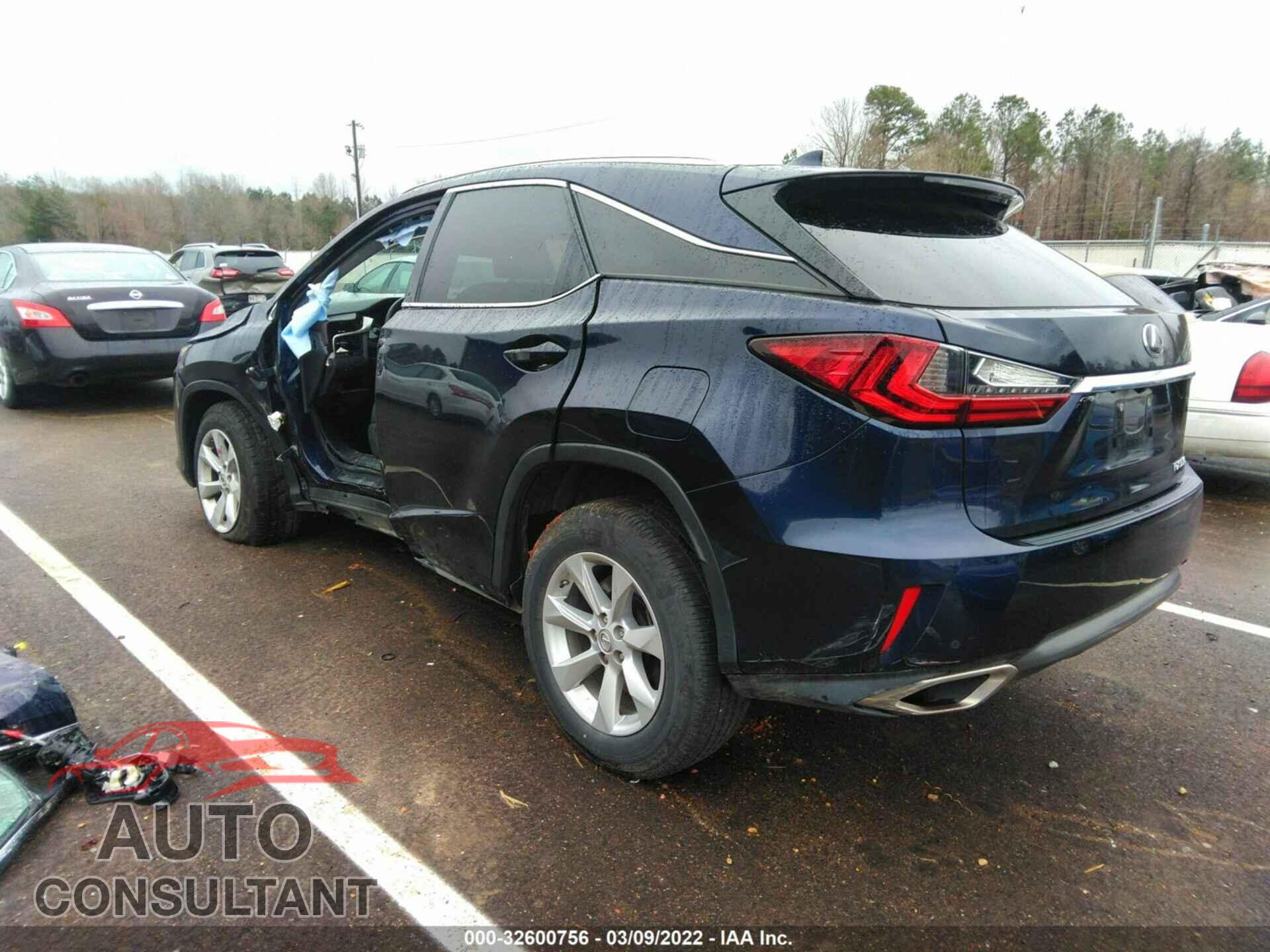 LEXUS RX 2017 - 2T2BZMCA9HC101318