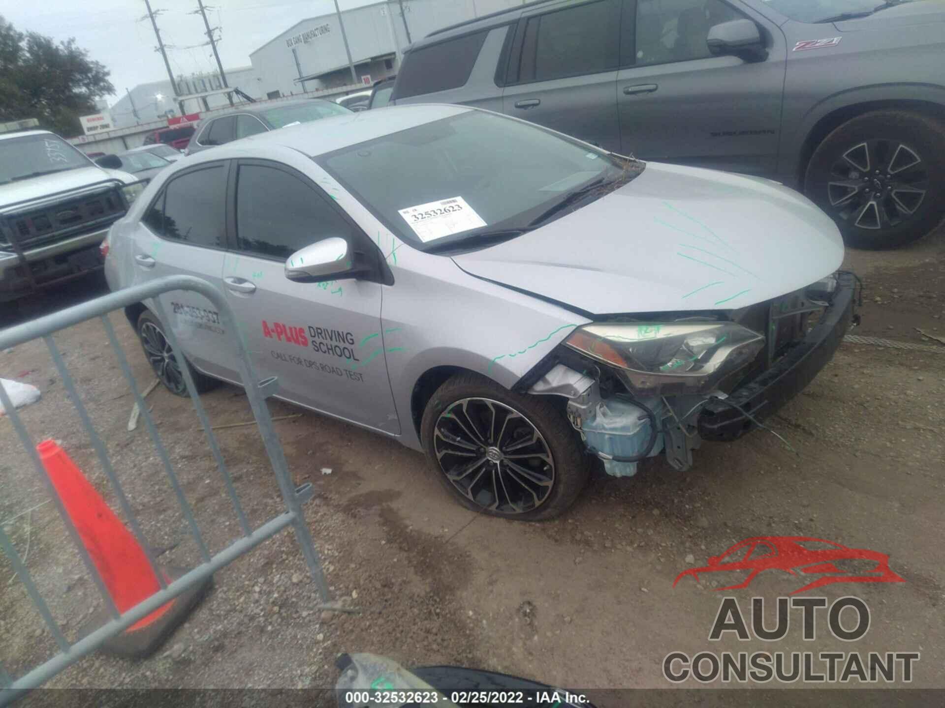 TOYOTA COROLLA 2016 - 2T1BURHE1GC551684
