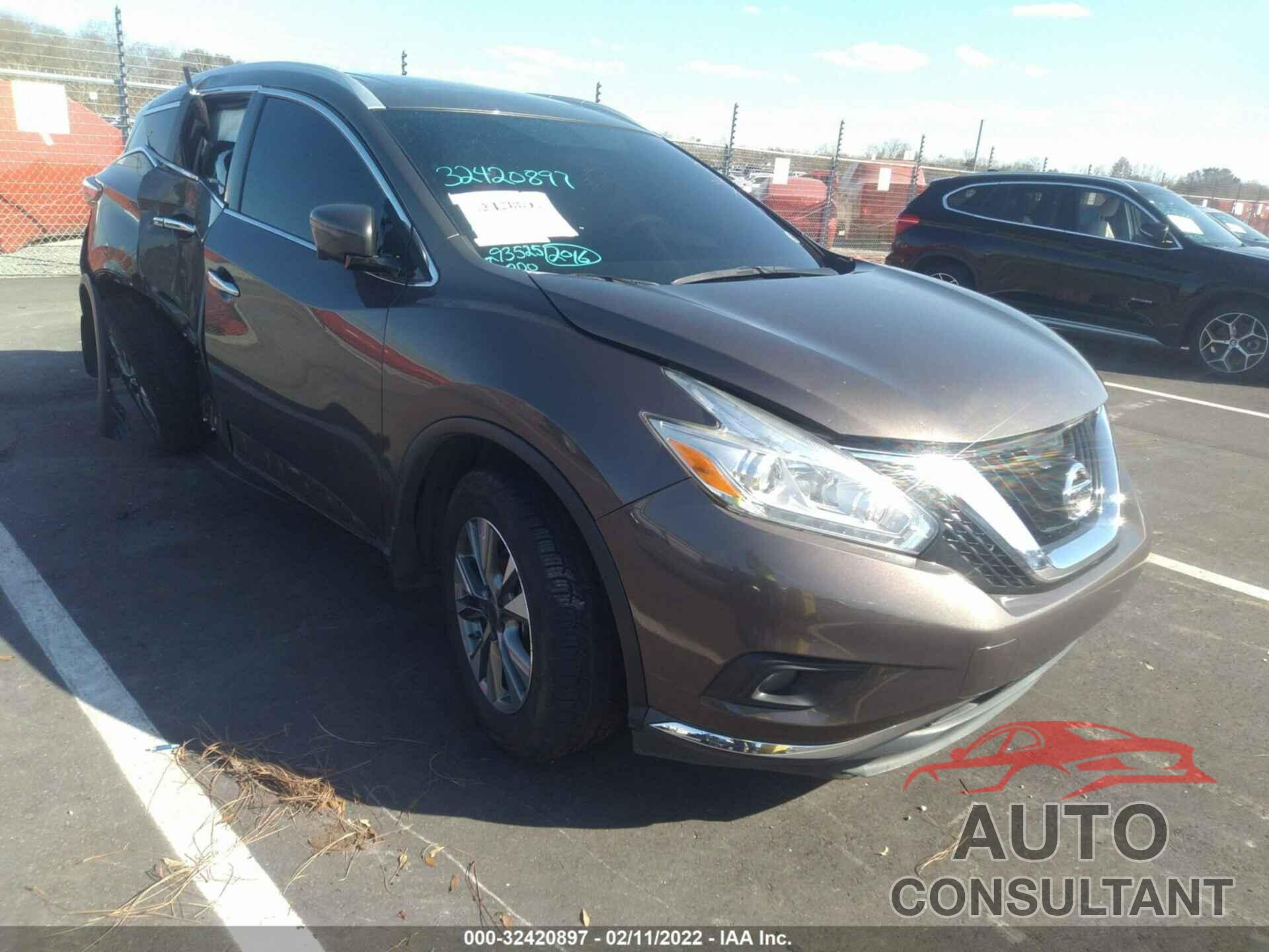 NISSAN MURANO 2016 - 5N1AZ2MG1GN165853