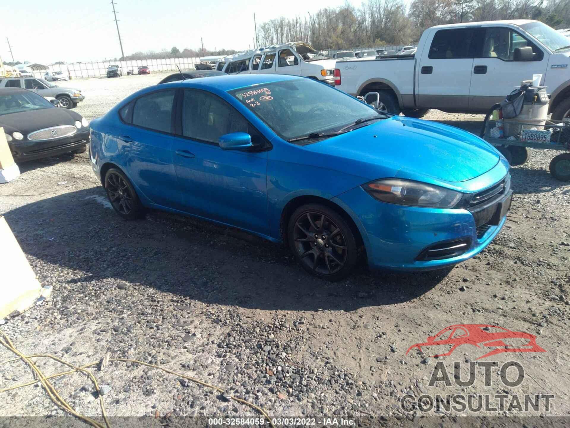 DODGE DART 2016 - 1C3CDFAA8GD533958