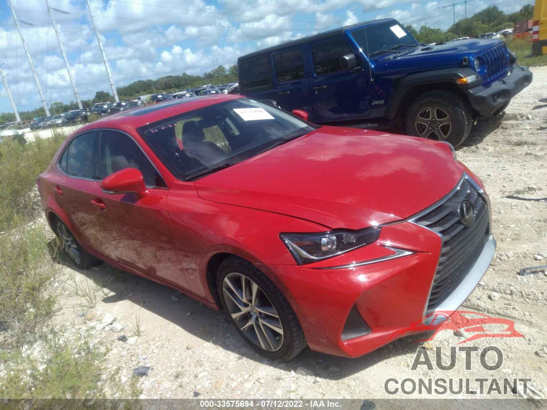 LEXUS IS 2019 - JTHBA1D2XK5093833