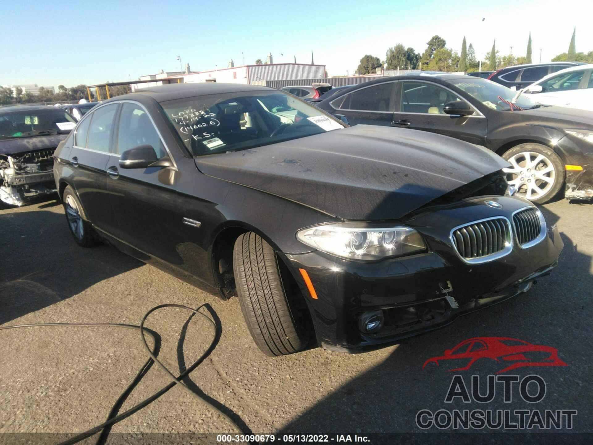 BMW 5 SERIES 2016 - WBA5A5C55GG352528