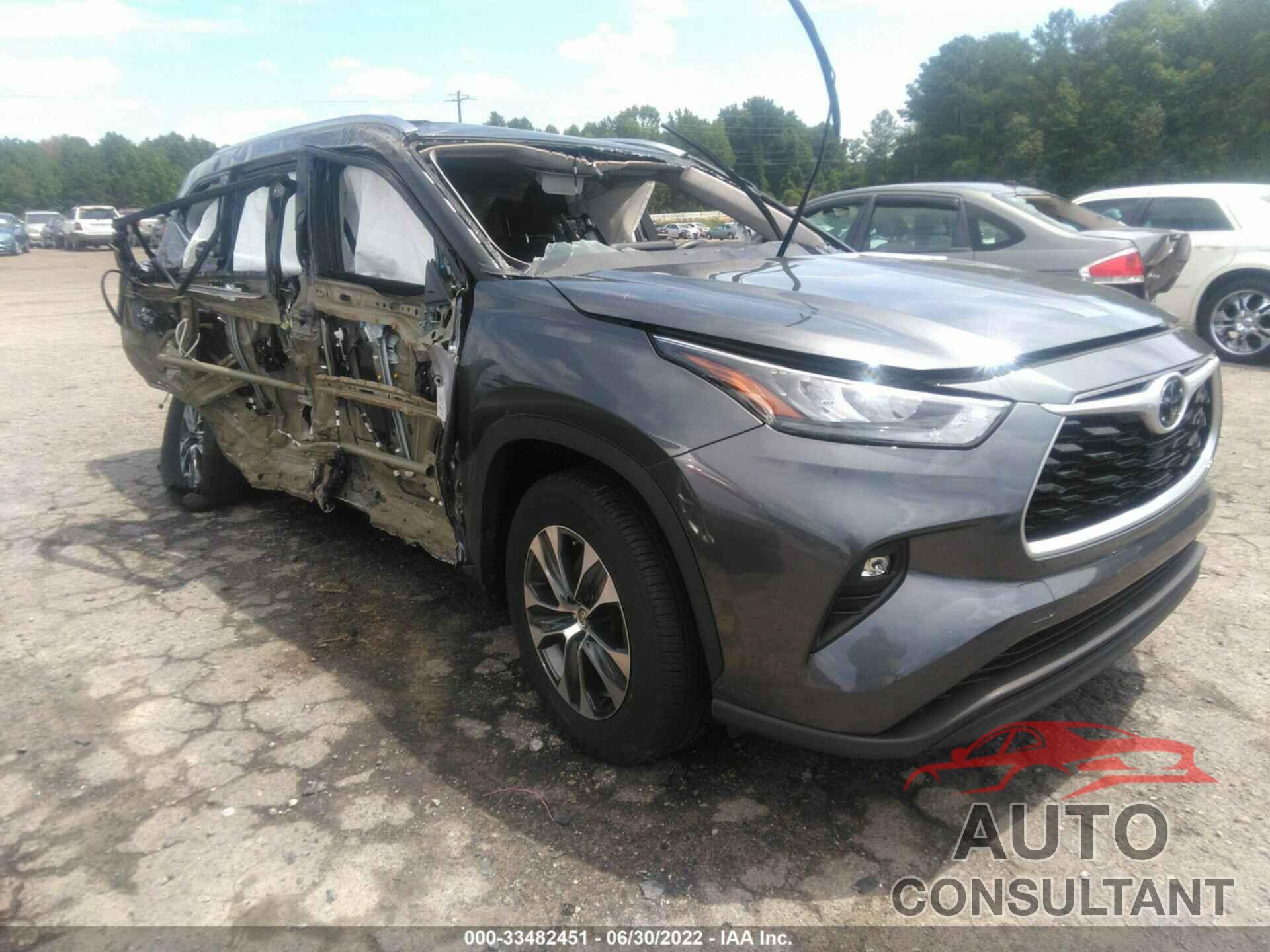 TOYOTA HIGHLANDER 2020 - 5TDGZRAH3LS509658