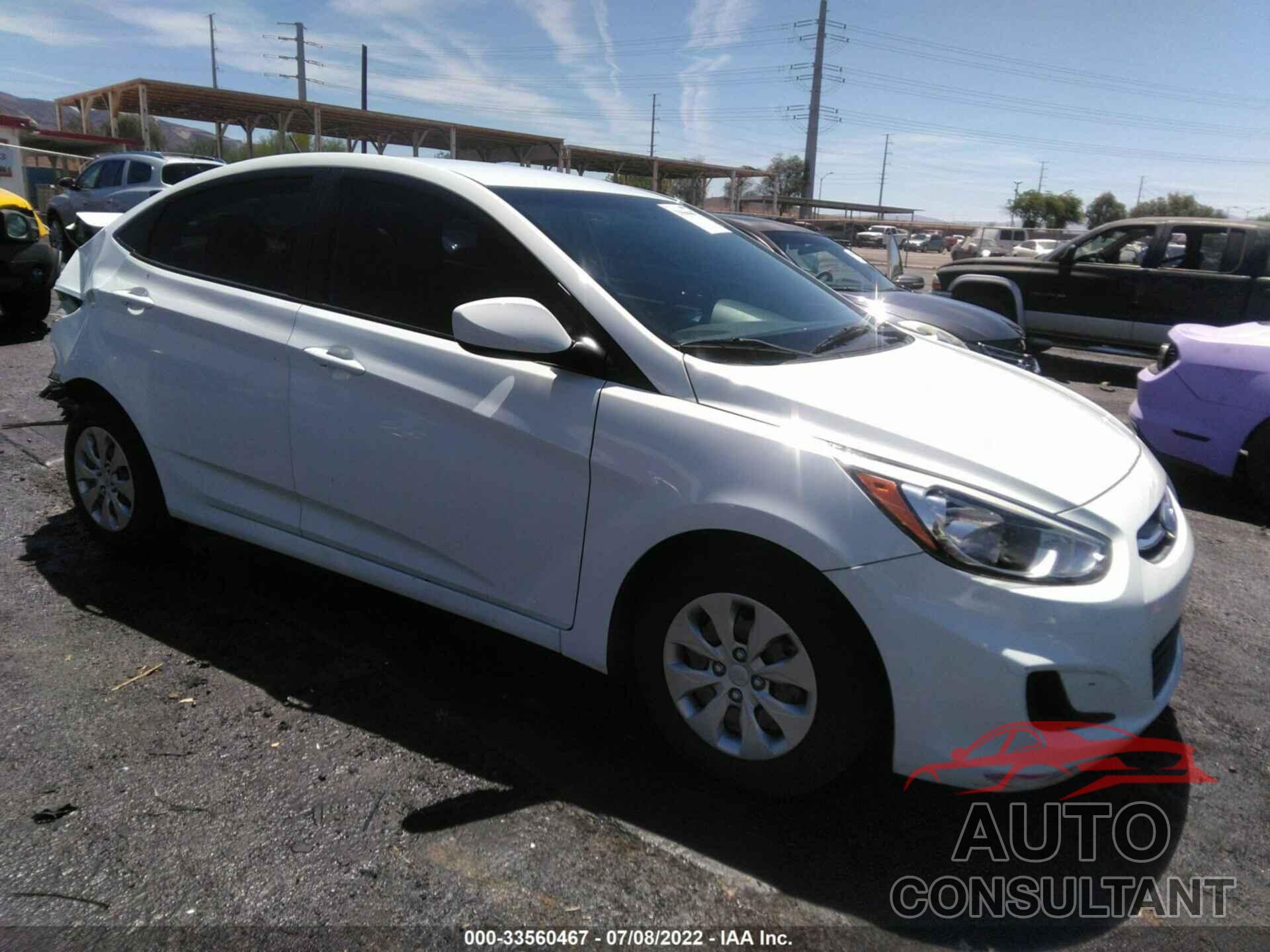 HYUNDAI ACCENT 2016 - KMHCT4AE8GU011459