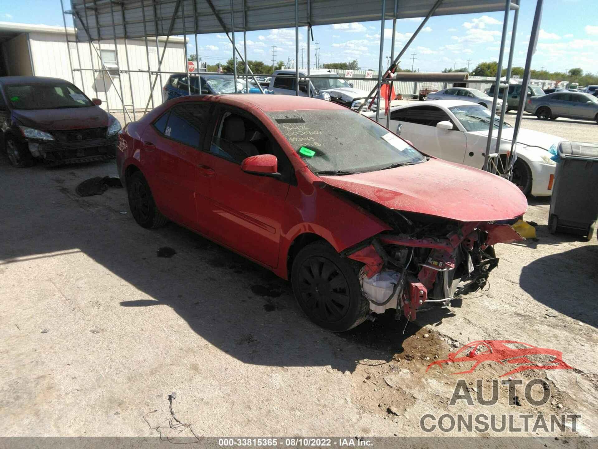 TOYOTA COROLLA 2016 - 2T1BURHE3GC693065