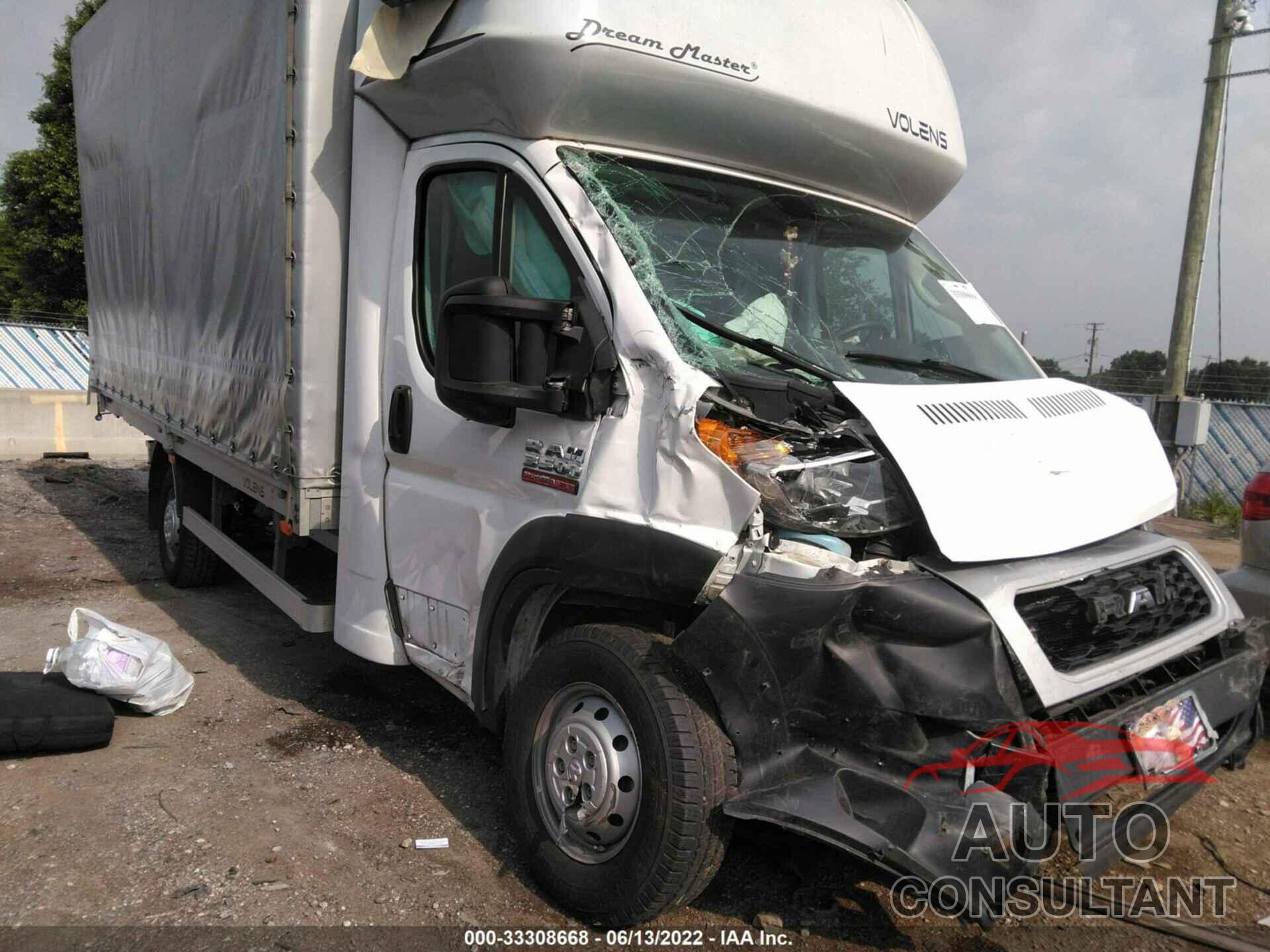 DODGE PROMASTER CHASSIS CAB 2019 - 3C7WRVFG0KE560471