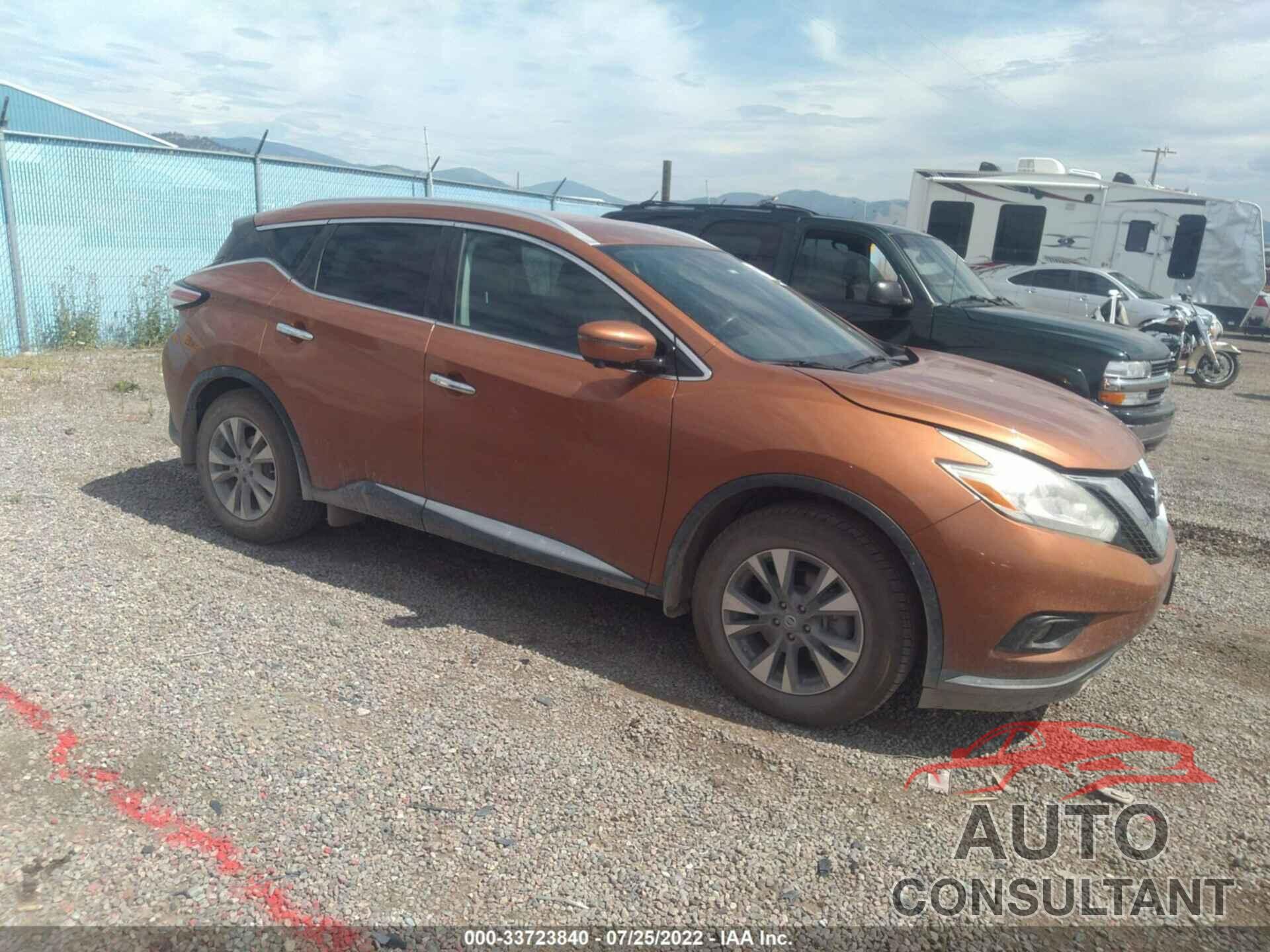 NISSAN MURANO 2016 - 5N1AZ2MH3GN132572