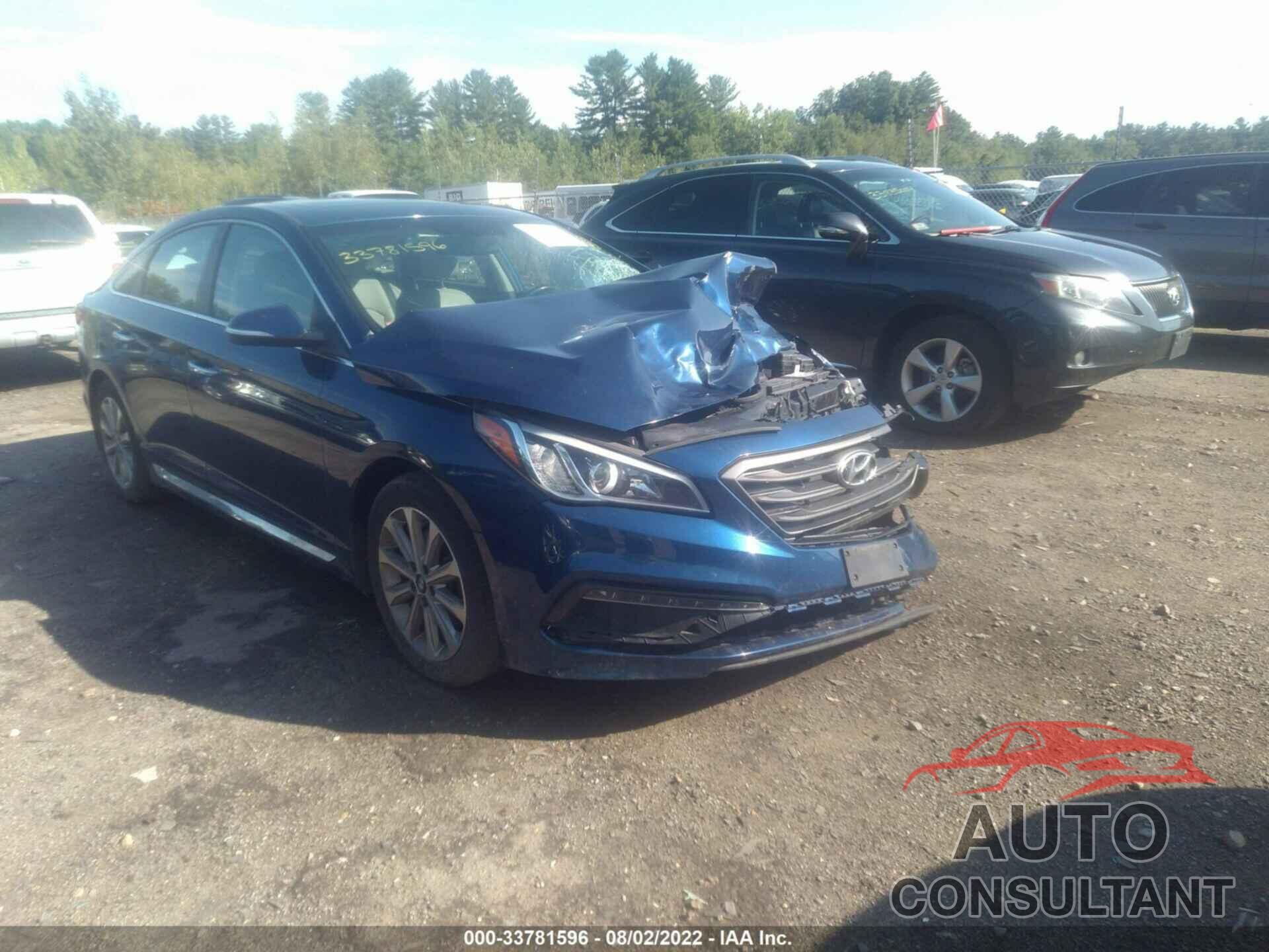 HYUNDAI SONATA 2016 - 5NPE34AF0GH389789