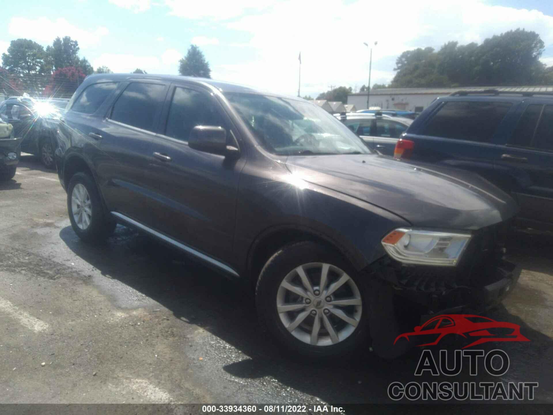 DODGE DURANGO 2019 - 1C4RDJAG4KC585342